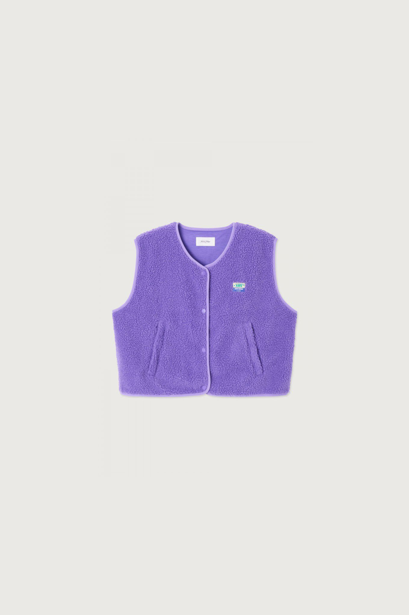 HOKTOWN SLEEVELEES JACKET - PURPLE