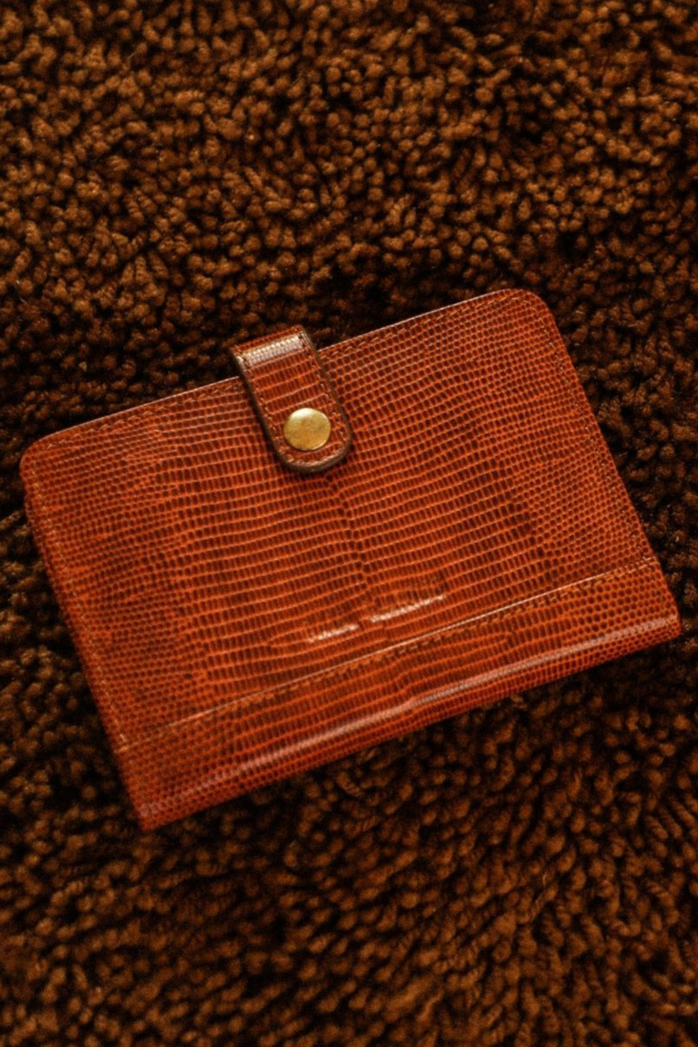 JEANNE 1960 WALLET - AMBER