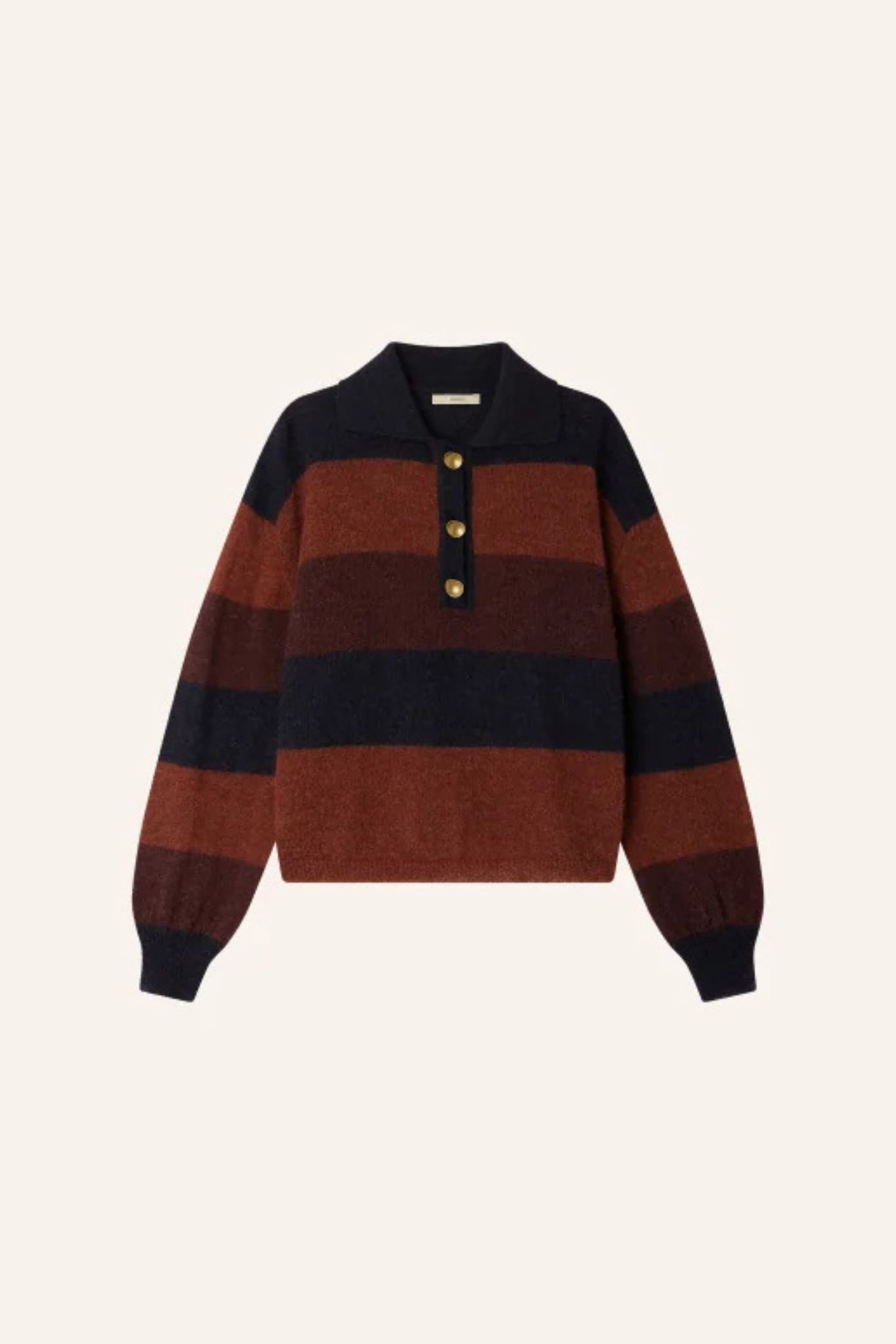 COBBY SWEATER - NAVYRUST