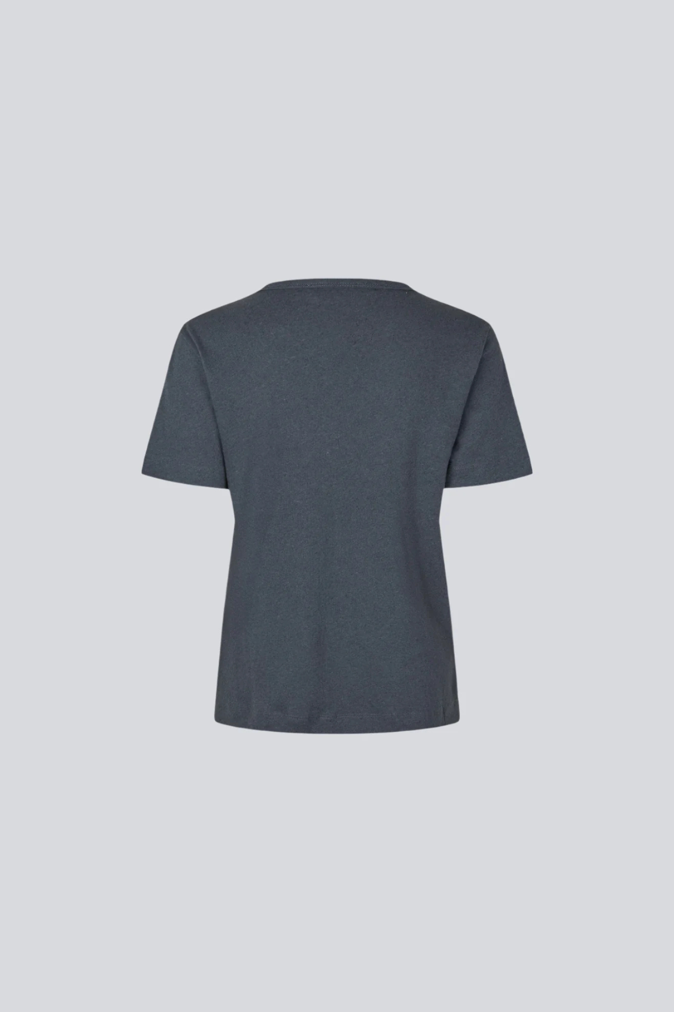 Modstrom holt t-shirt in ombre blue. Back flatlay view
