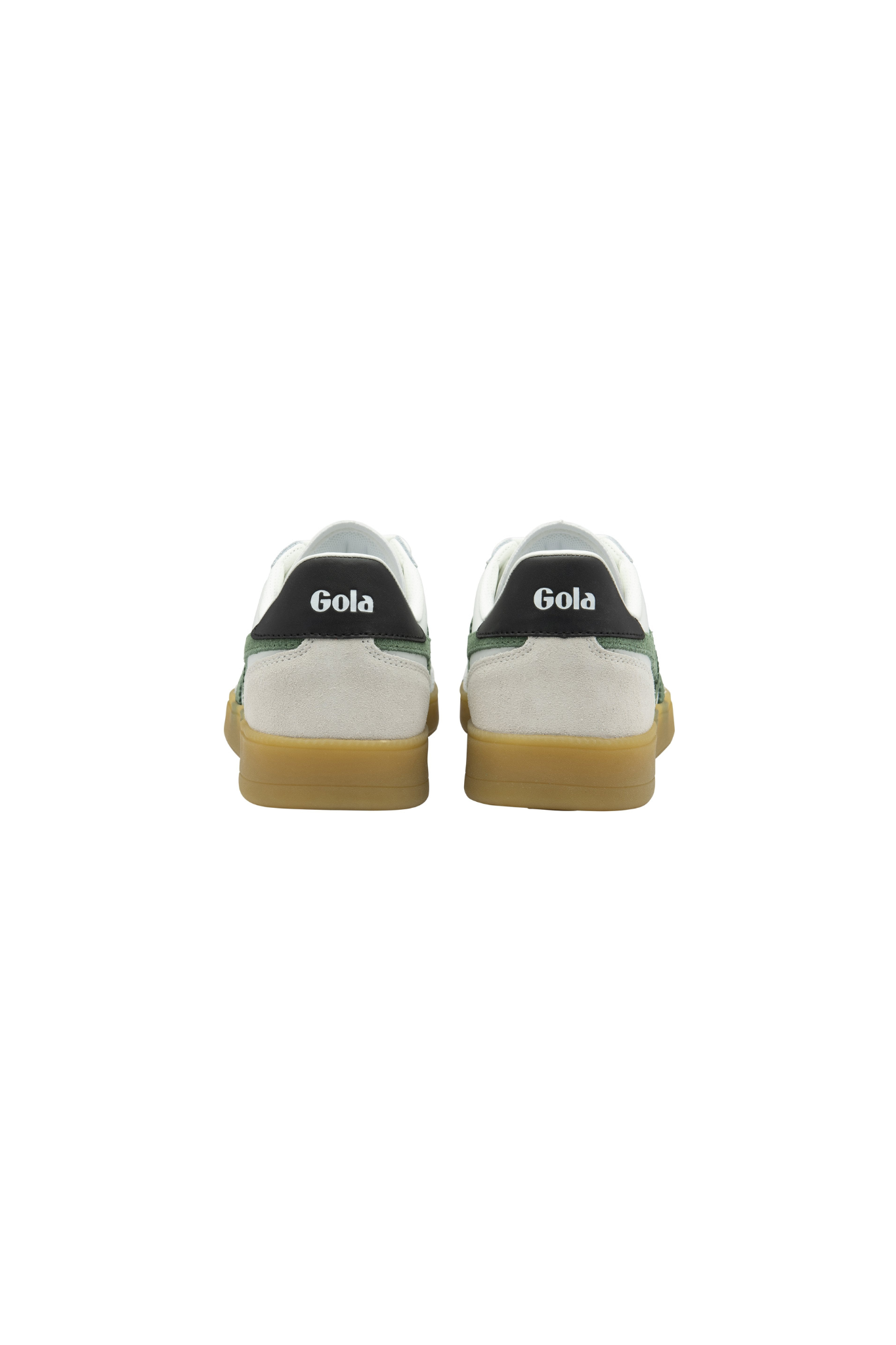 VIPER LEATHER SNEAKERS MEN - WHT/EVERGREEN/BLACK/GUM. Back view