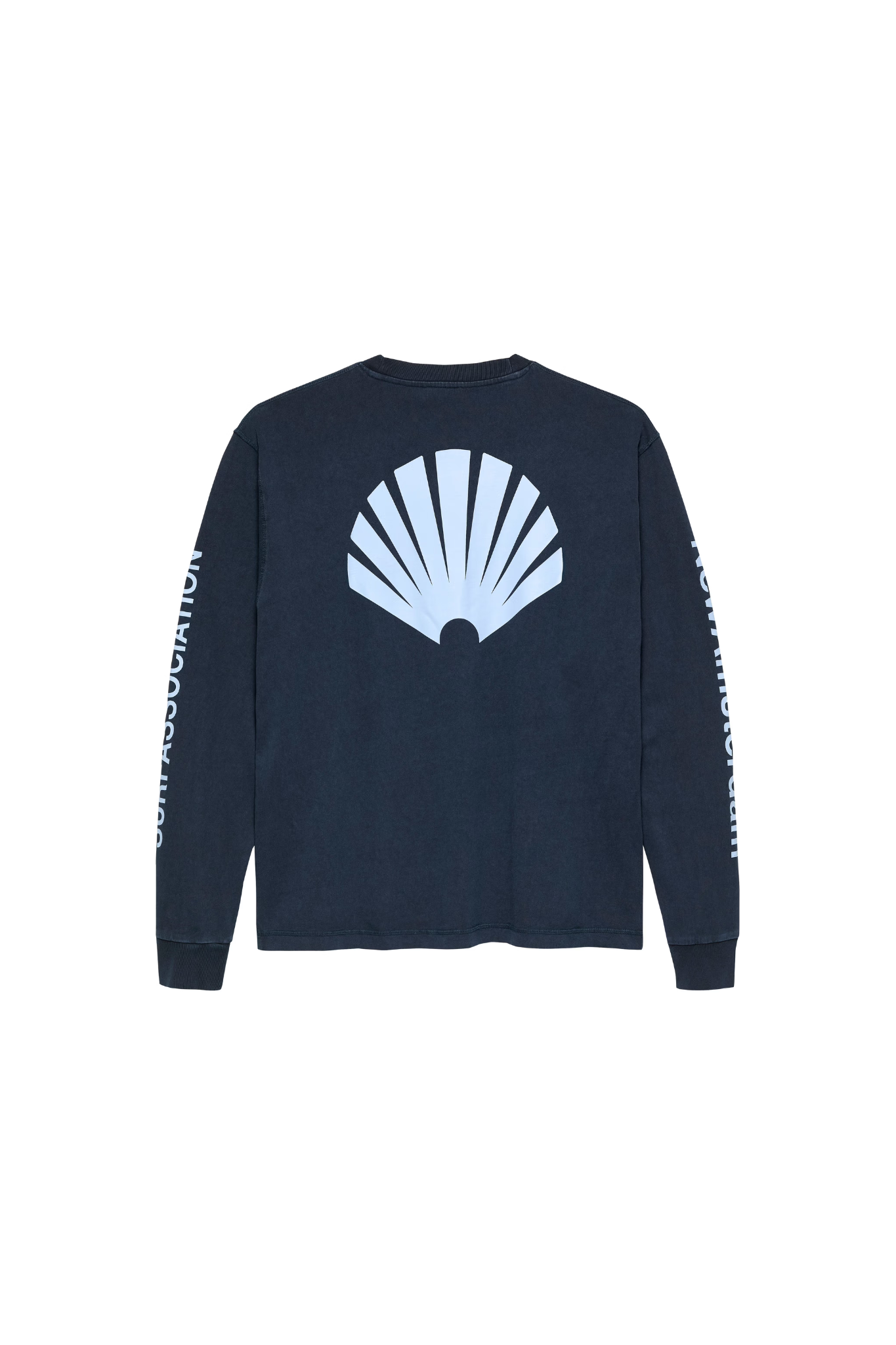 LOGO LONGSLEEVE T-SHIRT - NAVY/DENIM BLUE