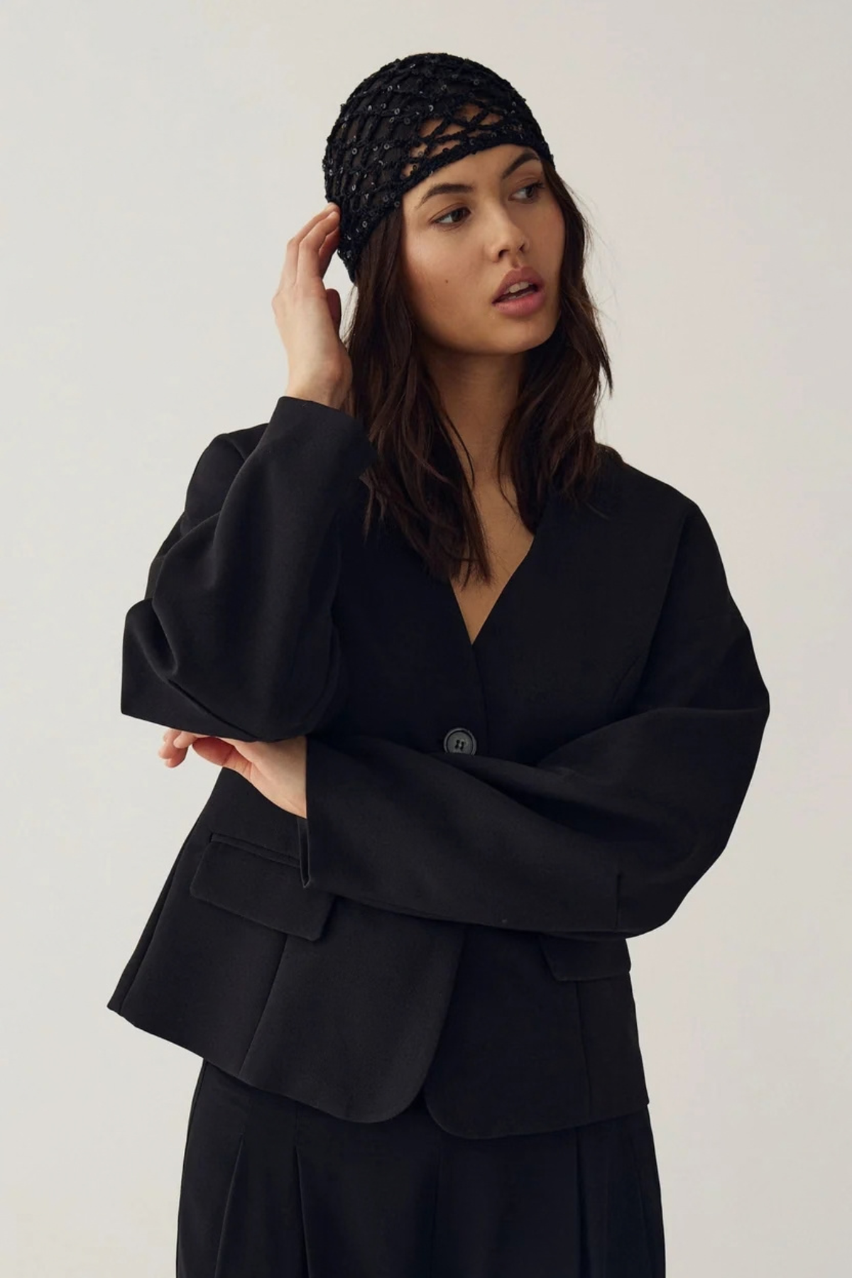 MALLIE BLAZER - BLACK