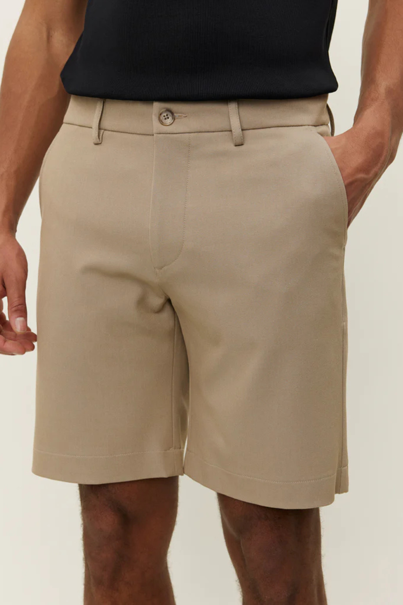 COMO LIGHT REG SHORTS - LIGHT SAND