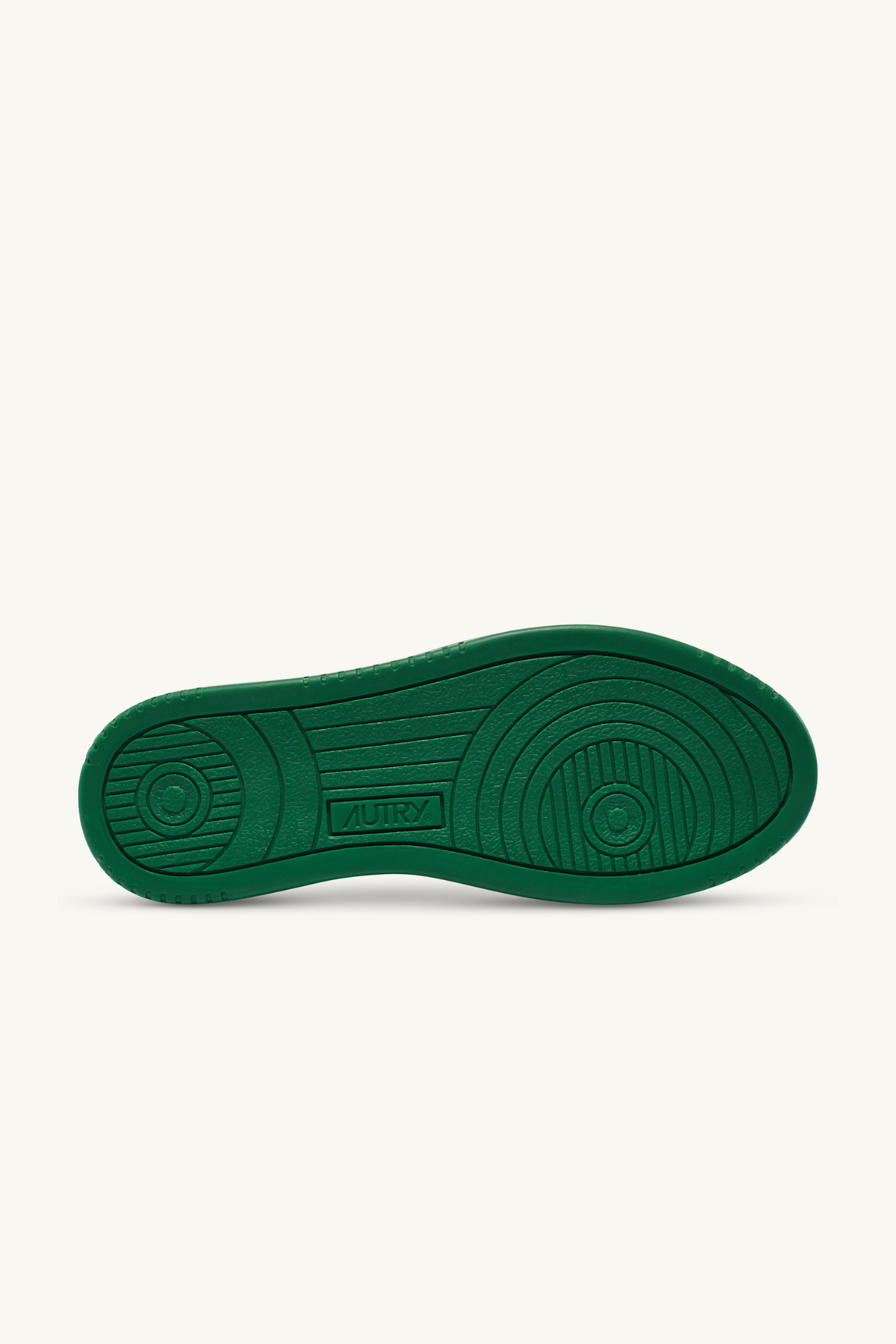 AULW-WB03 - MEDALIST LOW SNEAKERS IN TWO-TONE LEATHER COLOR WHITE AND GREEN