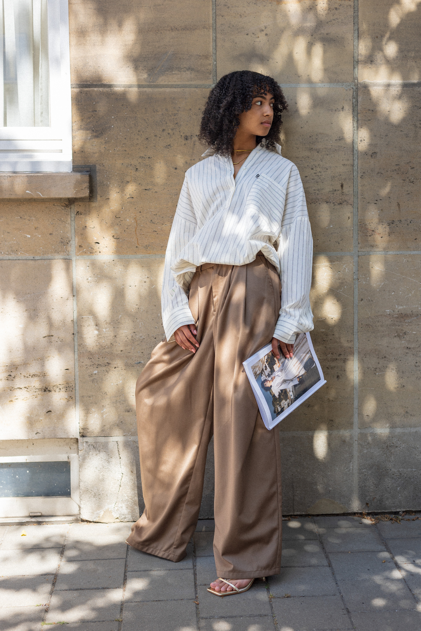 CHAIRA PANTS - BEIGE