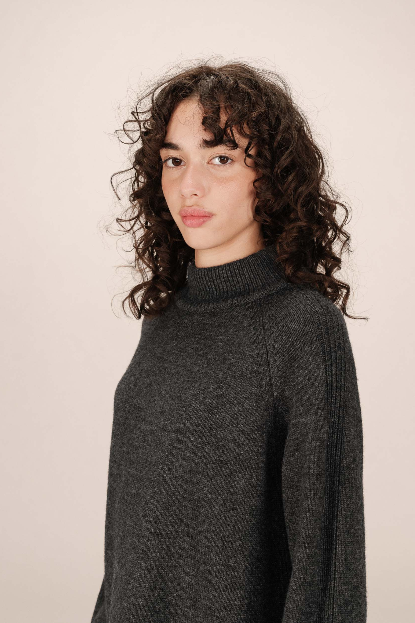 SANDRINE DRESS - ANTHRACITE