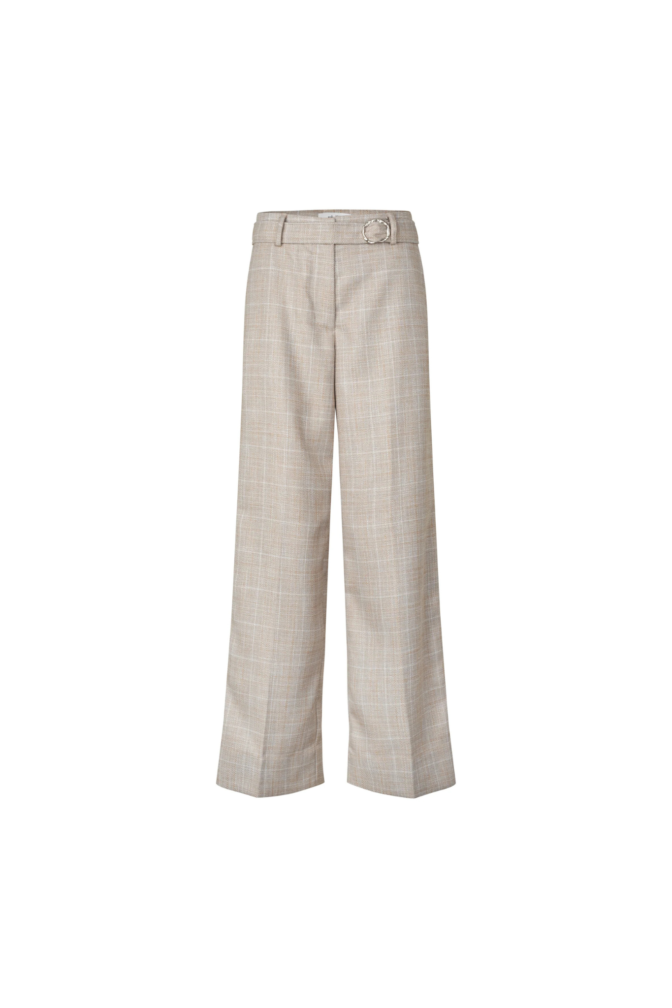 CLEMENTA LASLO PANTS - BEIGE CHECK