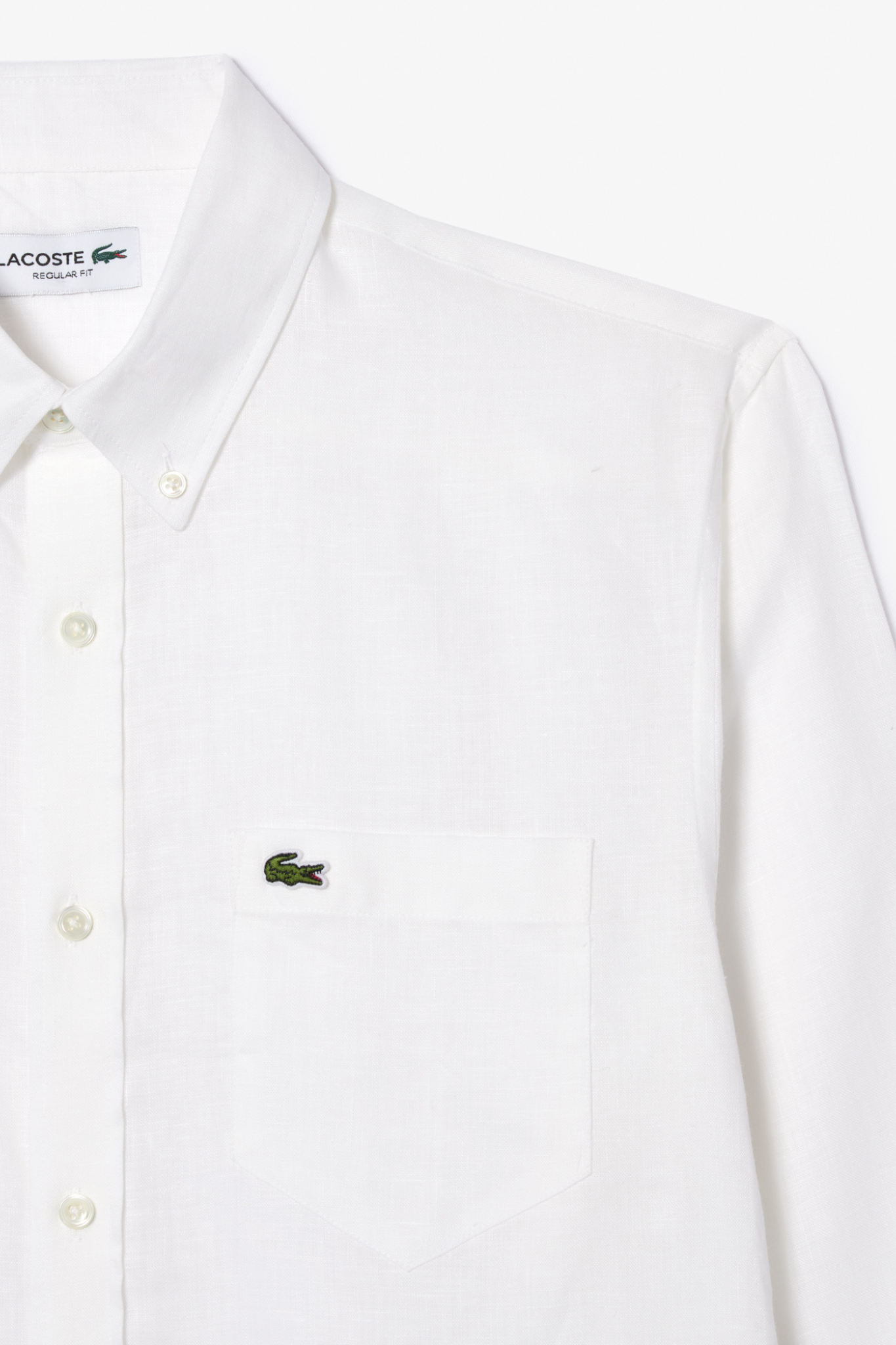 CH5692 L/S WOVEN SHIRT - WHITE