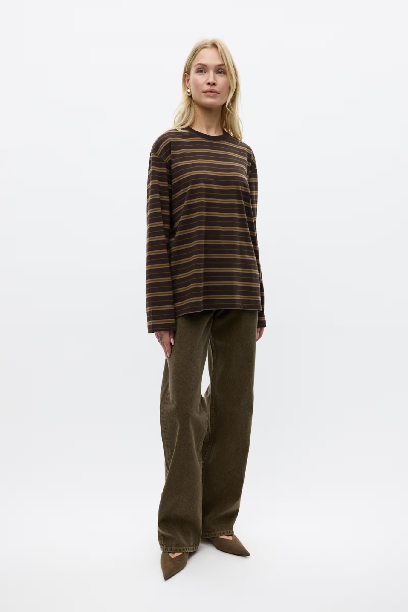 KULLA LS STRIPE - OLIVE TORTE STRIPE