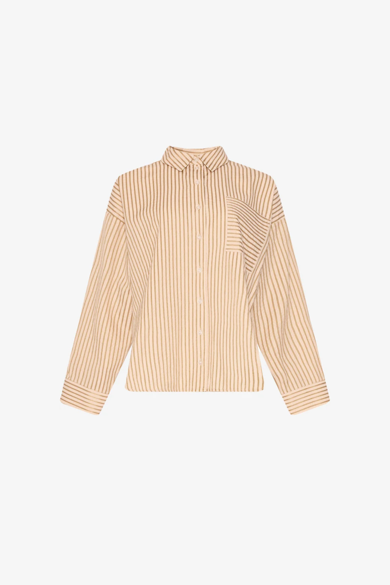 CARA SHIRT - SAND STRIPE