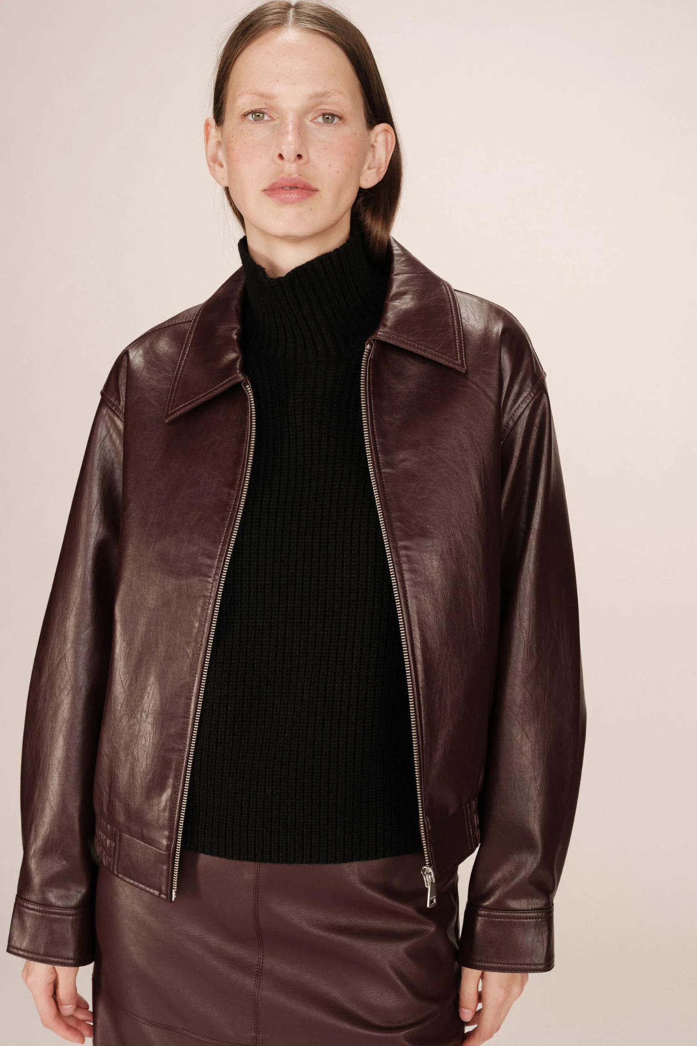 SUNISA JACKET - BORDEAUX