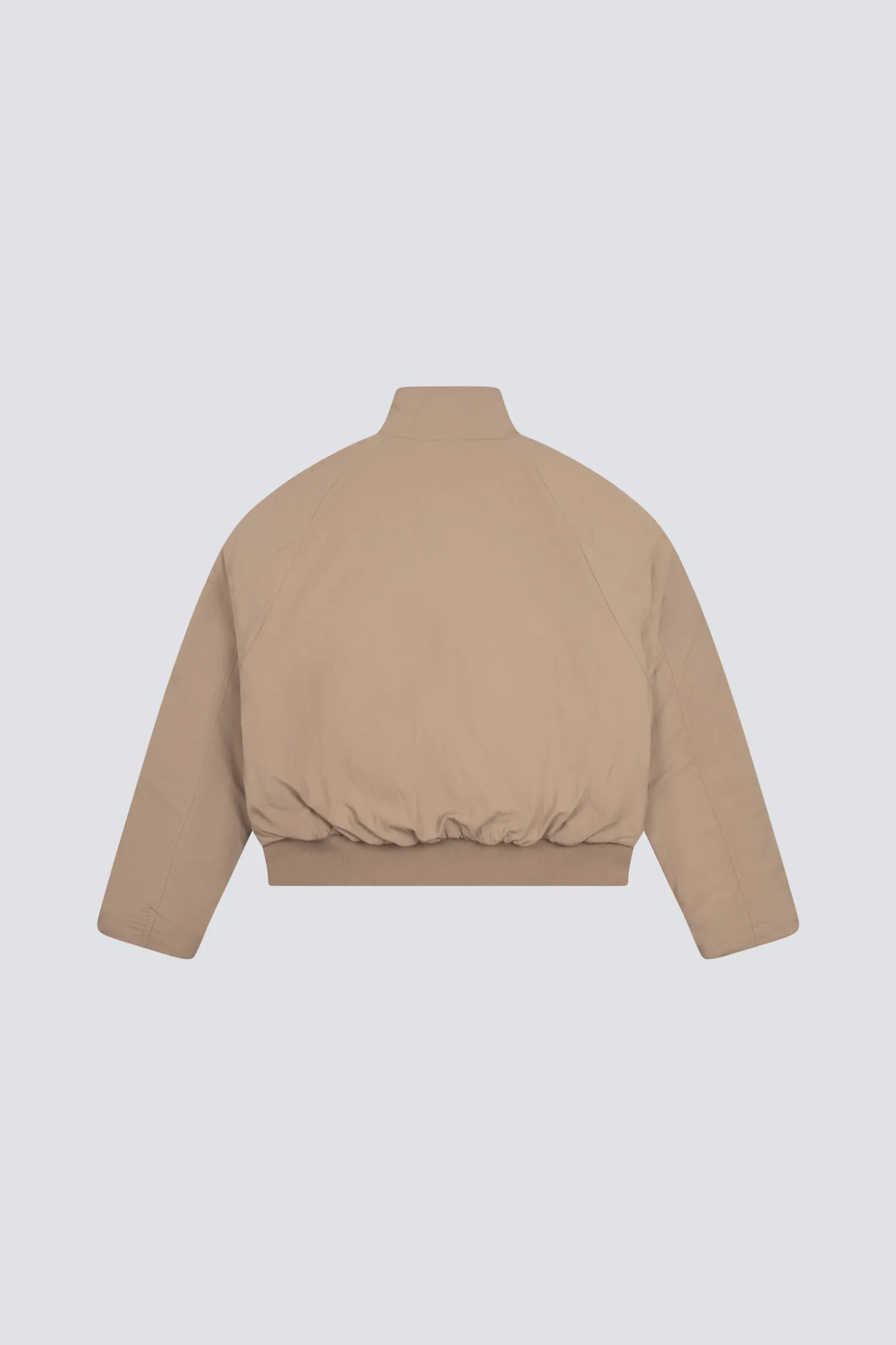 EMBLEM PATCH PADDED JACKET - KHAKI