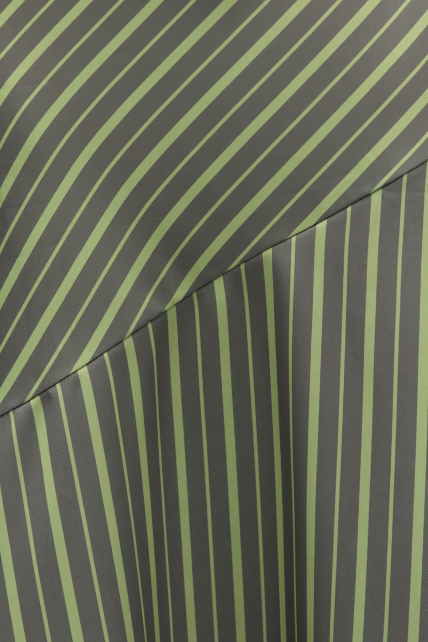 FRIDS SL DRESS - GREEN OLIVE STRIPE