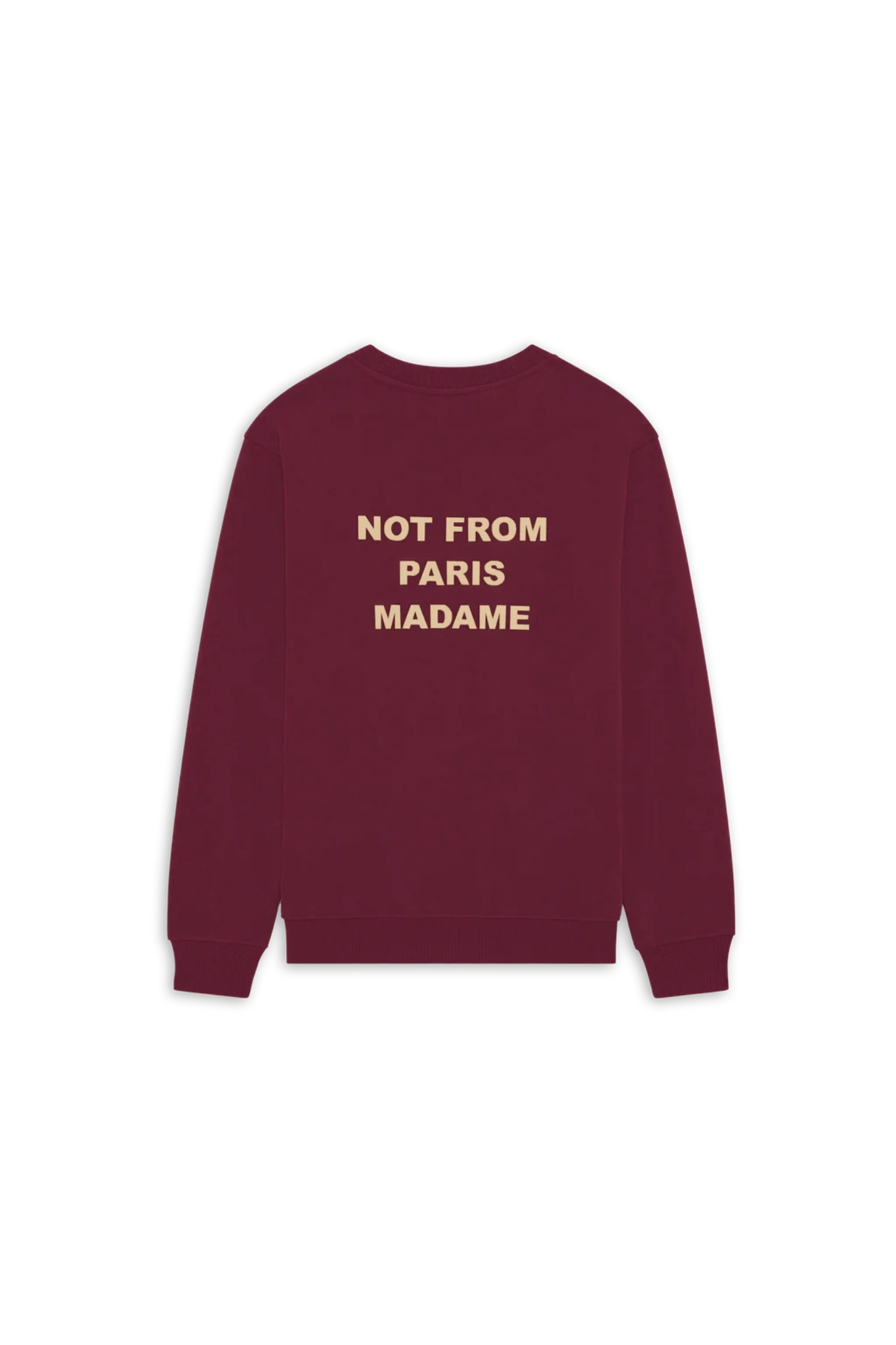 LE SWEATSHIRT SLOGAN - WINE