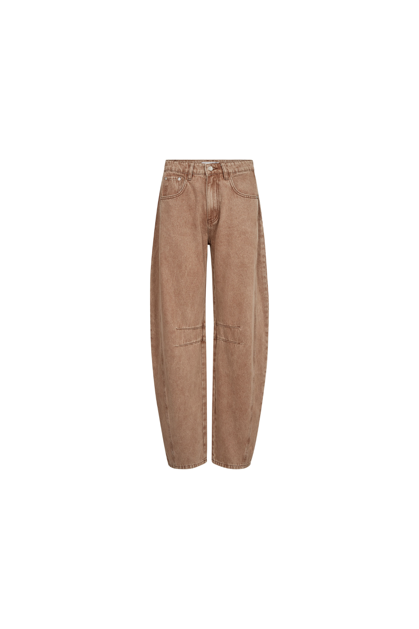 DREW BARREL PANEL JEANS - CAMEL
