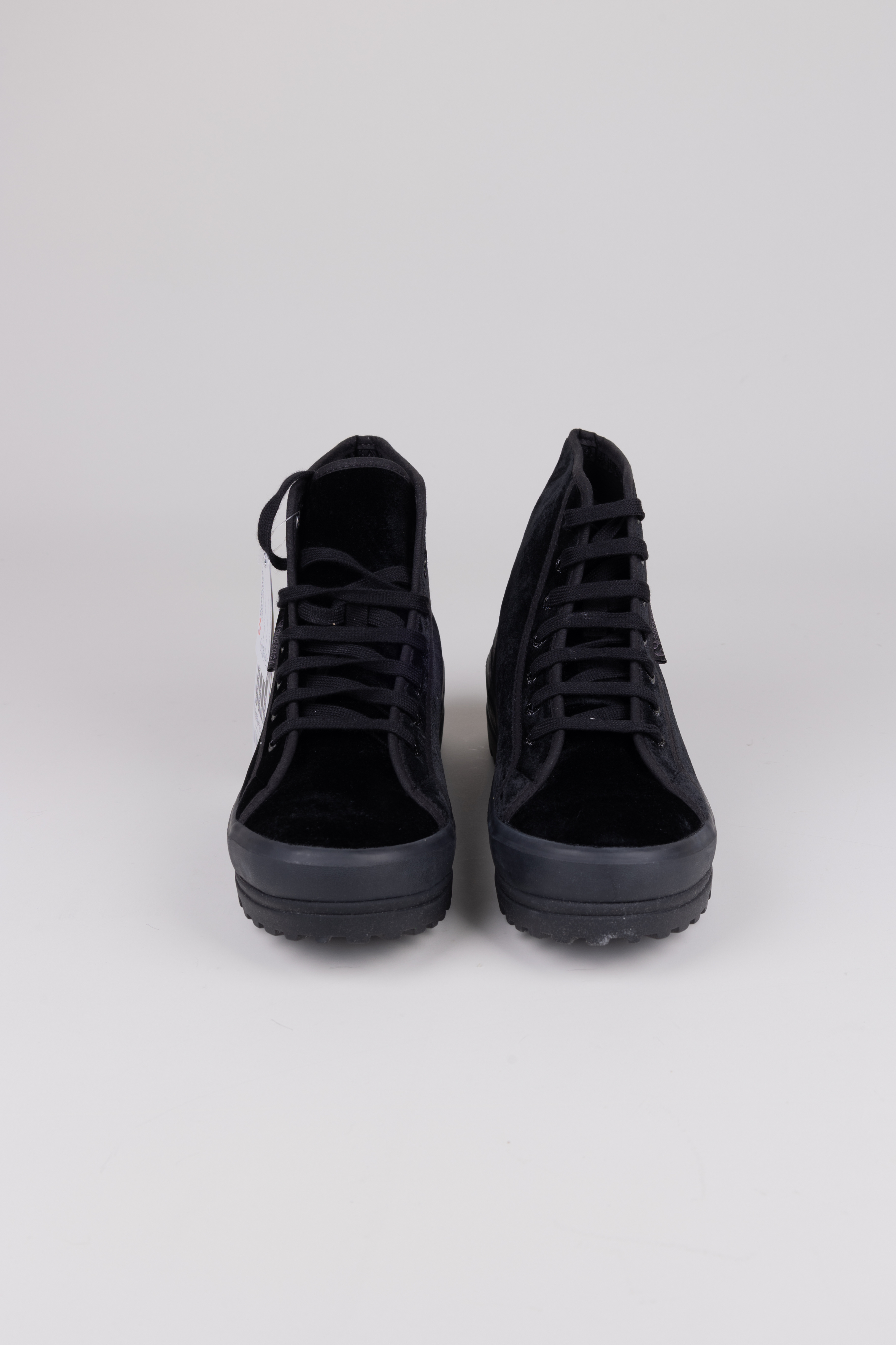 OU - 2341 ALPINA VELVET SNEAKERS WOMEN - TOTAL BLACK