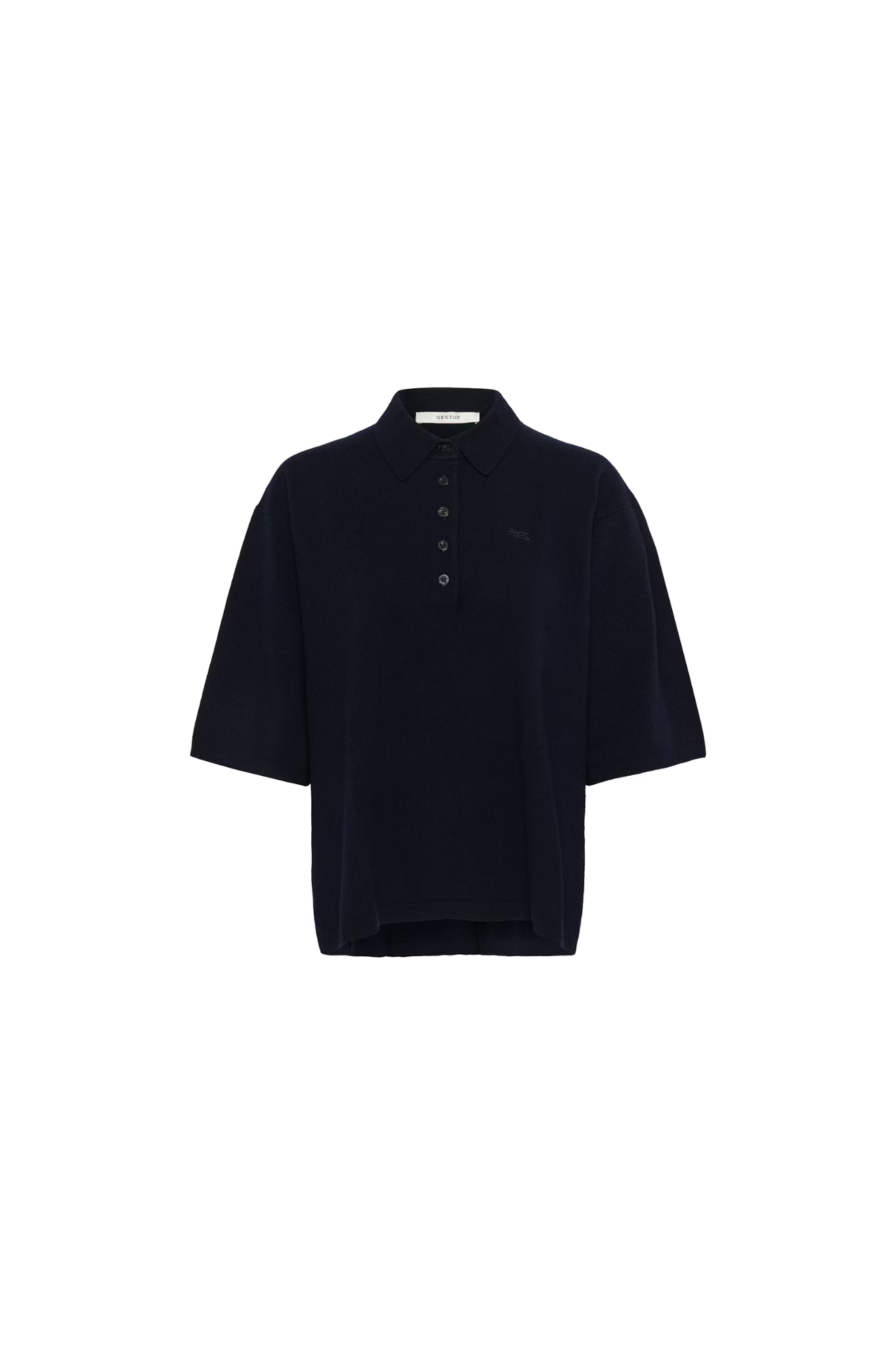 MANZI POLOSHIRT PULLOVER - BLUE