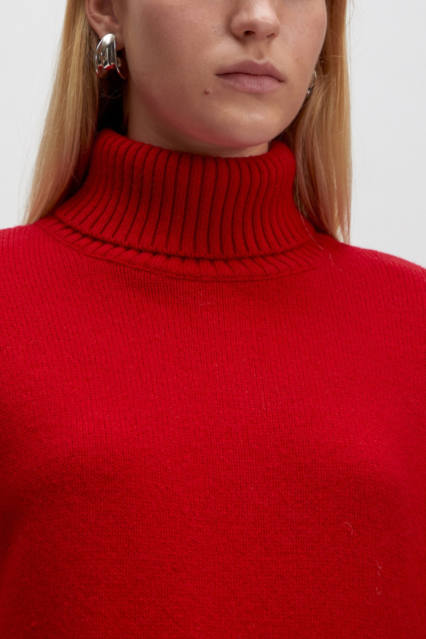 LAHELA WOOL JUMPER - TANGO RED