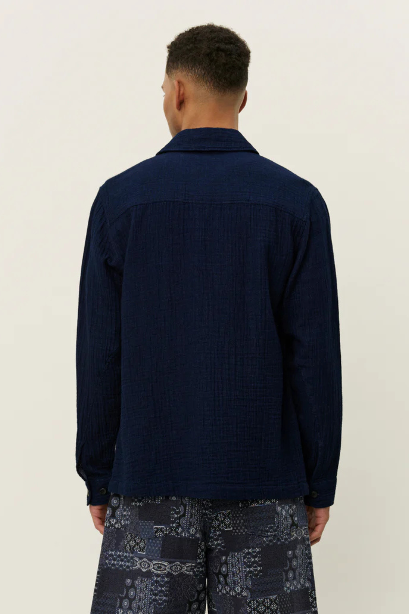 MILIAN INDIGO OVERSHIRT - DARK NAVY