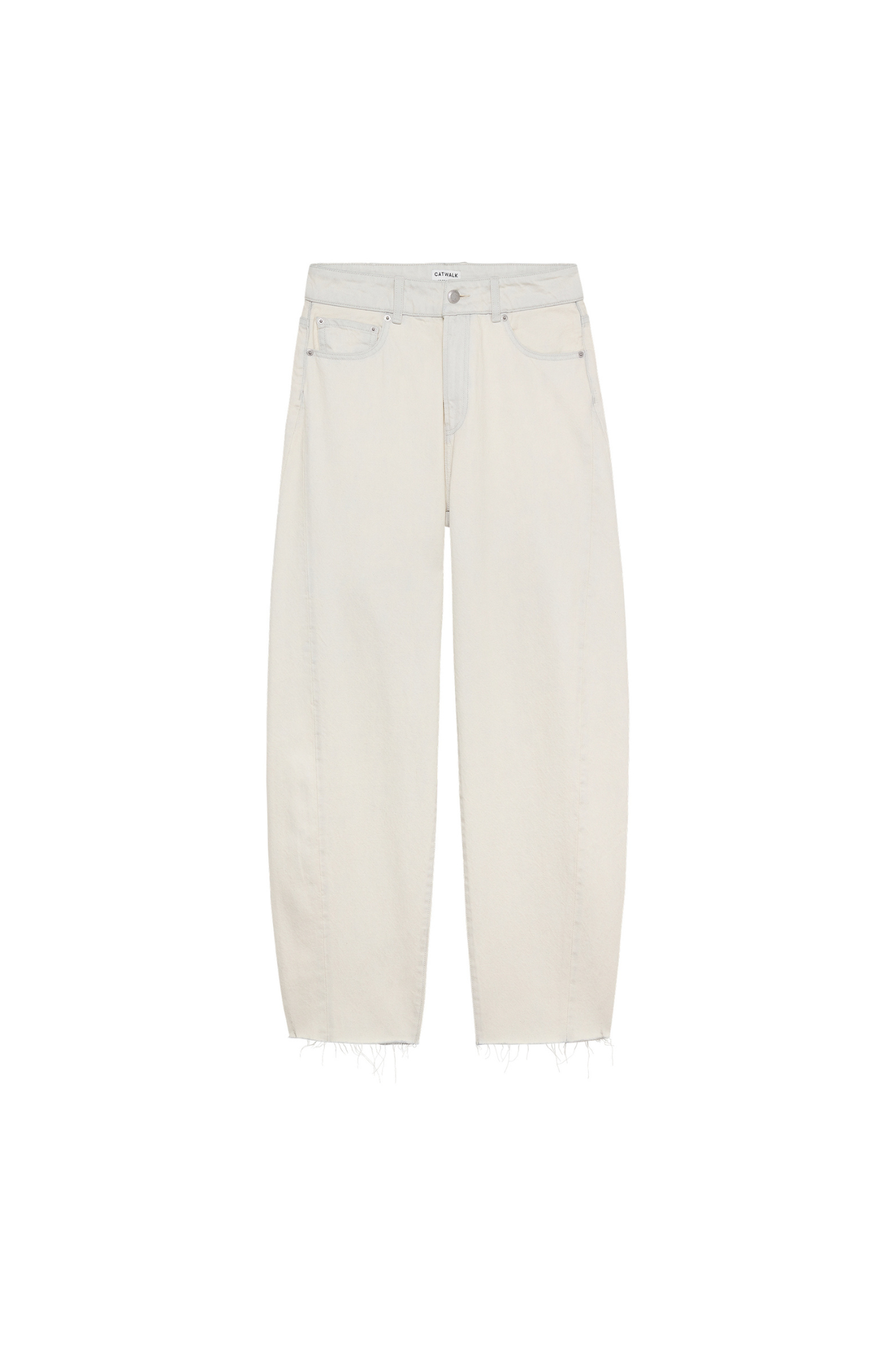 SUPER BARREL FIT JEANS - BONE