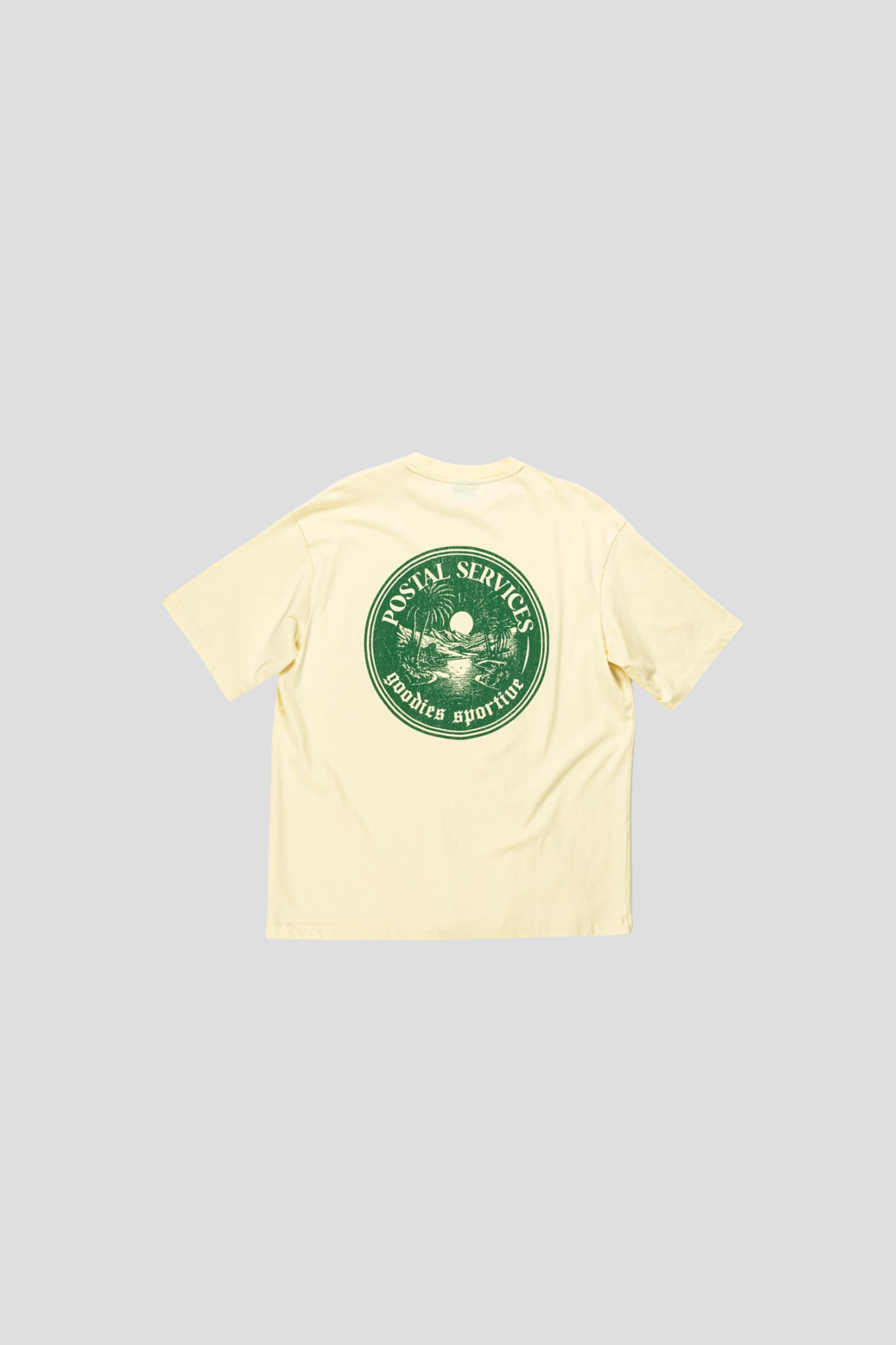 VINTAGE POSTAL SERVICE T-SHIRT - BUTTER