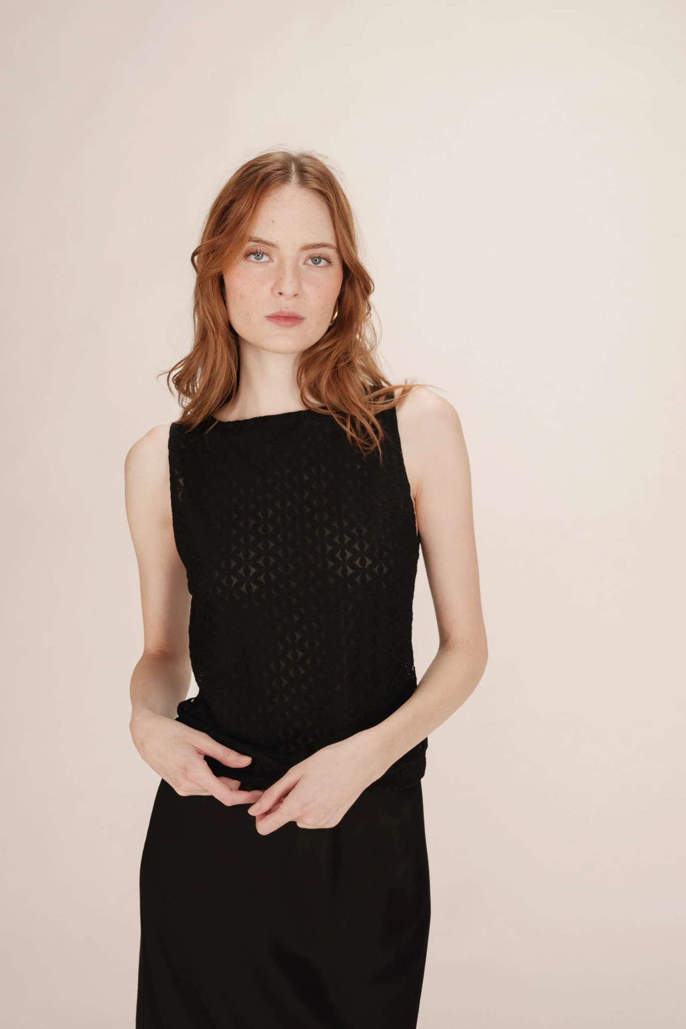 TENET TOP - BLACK