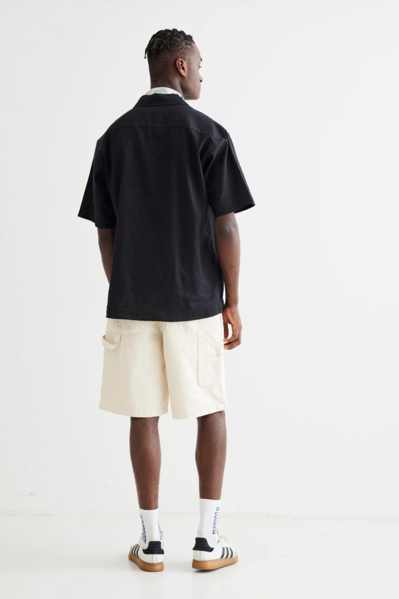 BANKS LINEN SHIRT - BLACK