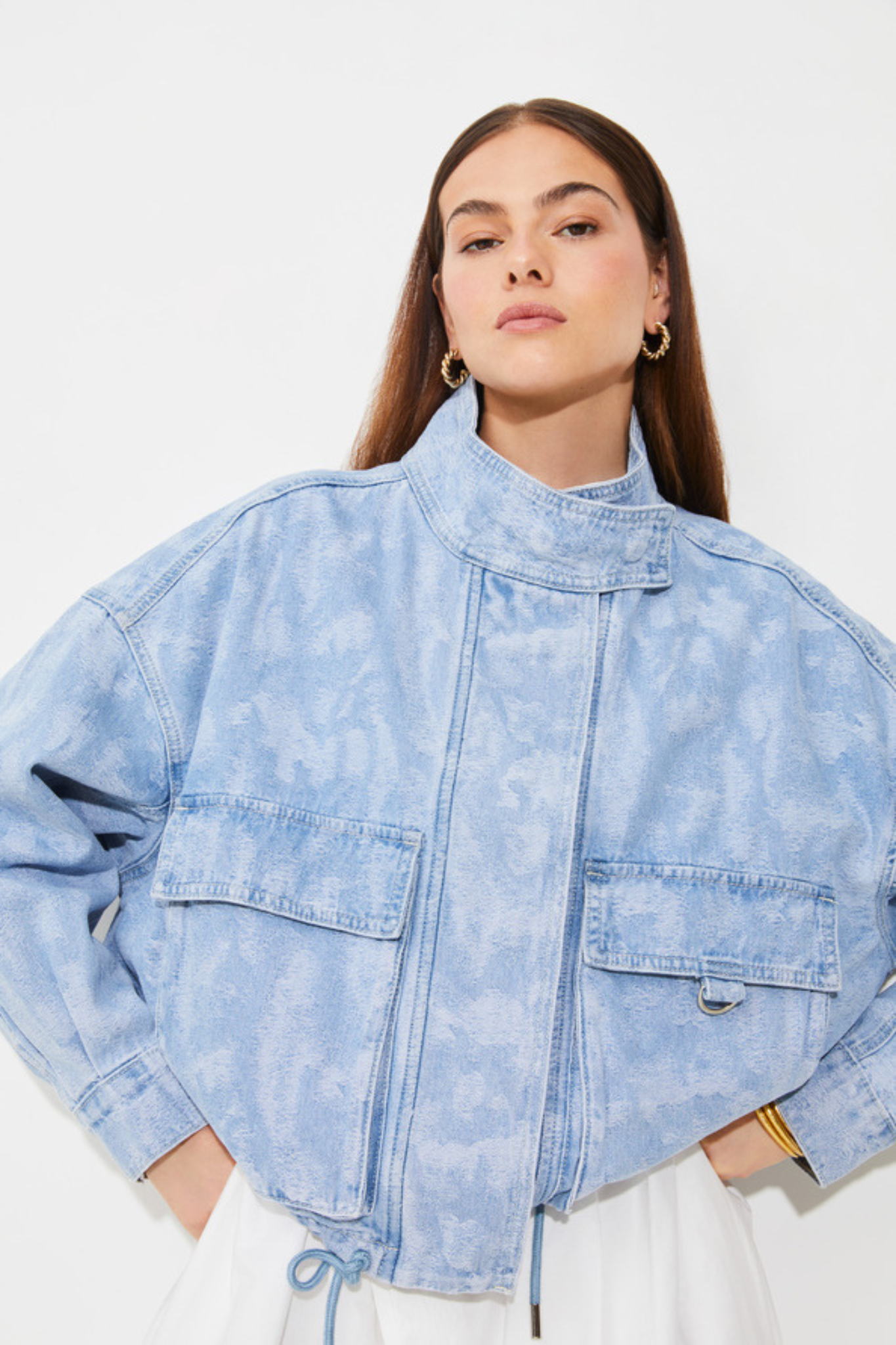 DIXIE VEST - LIGHT DENIM