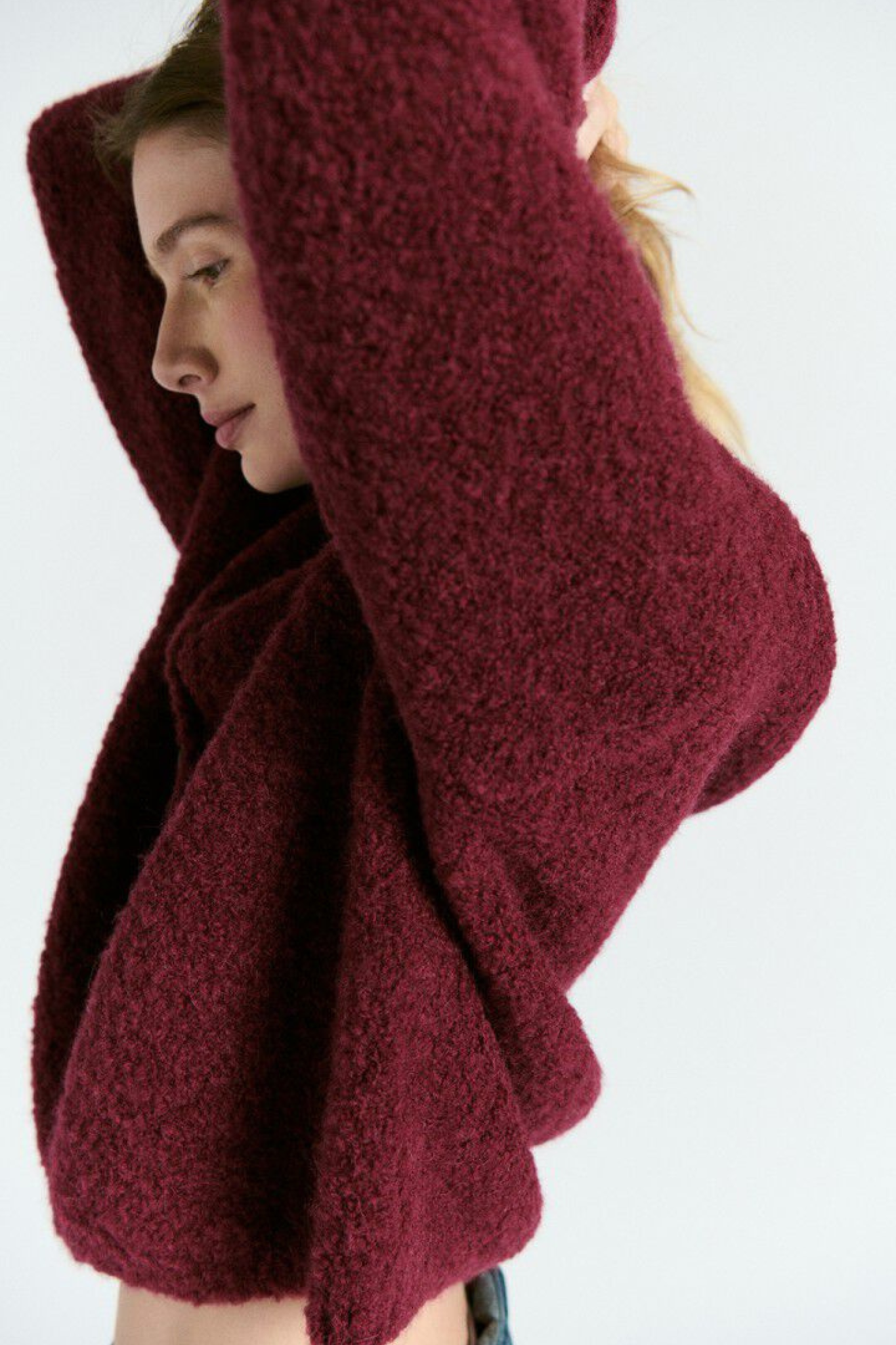 ZOLLY SWEATER - POMEGRANATE MELANGE