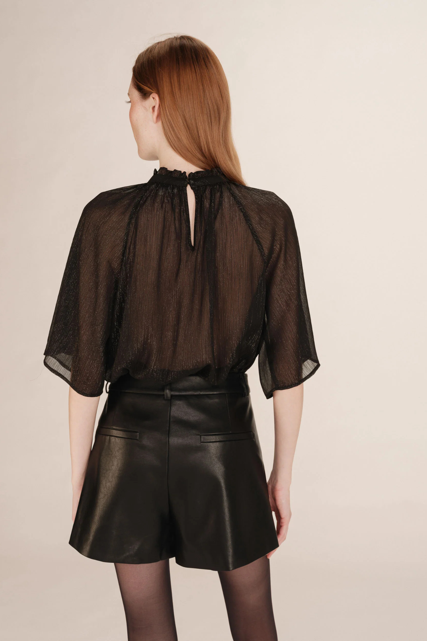 TOPAZE BLOUSE - BLACK