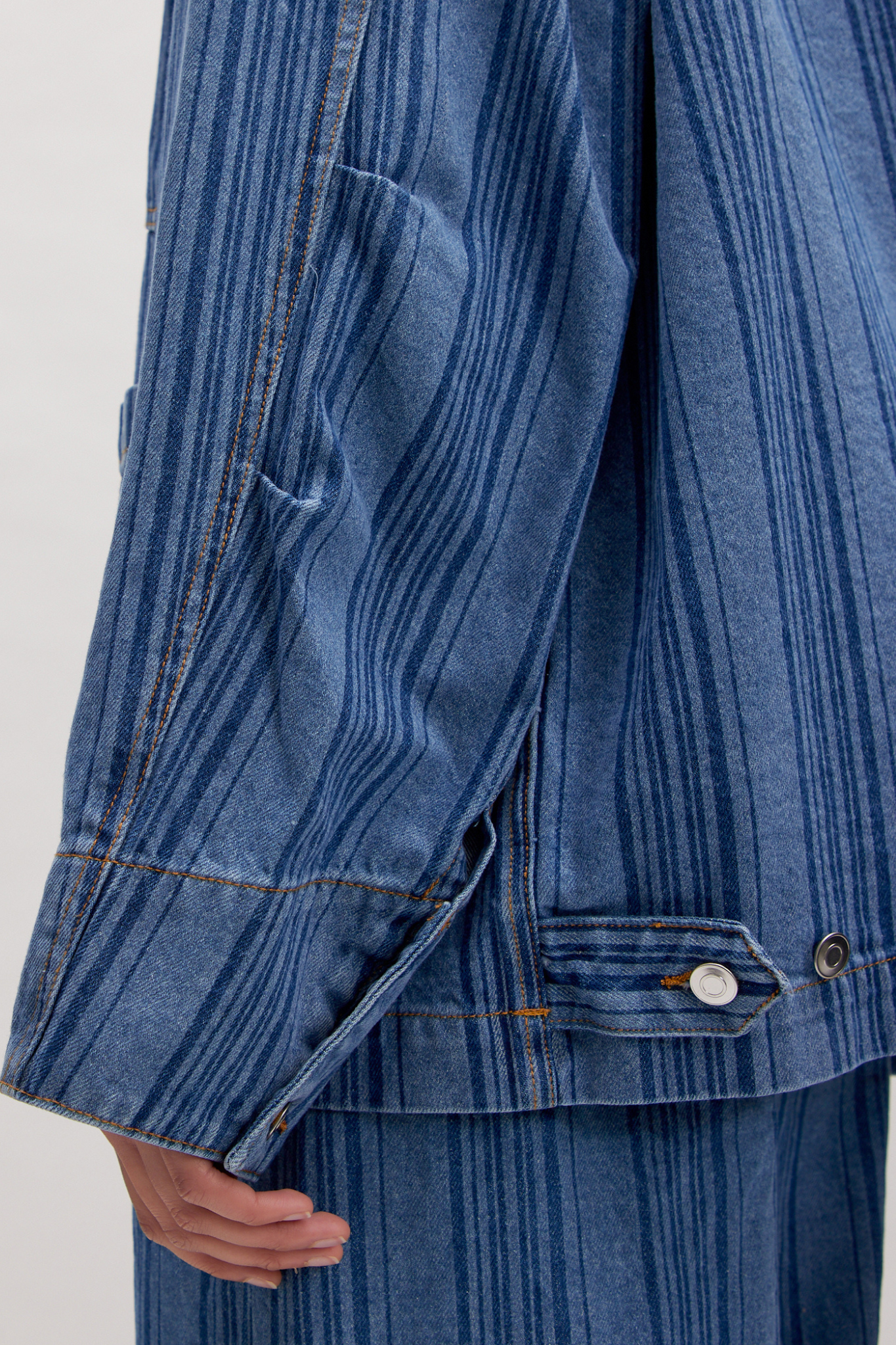 BEXLEY DENIM SHIRT - BLUE DENIM STRIPE