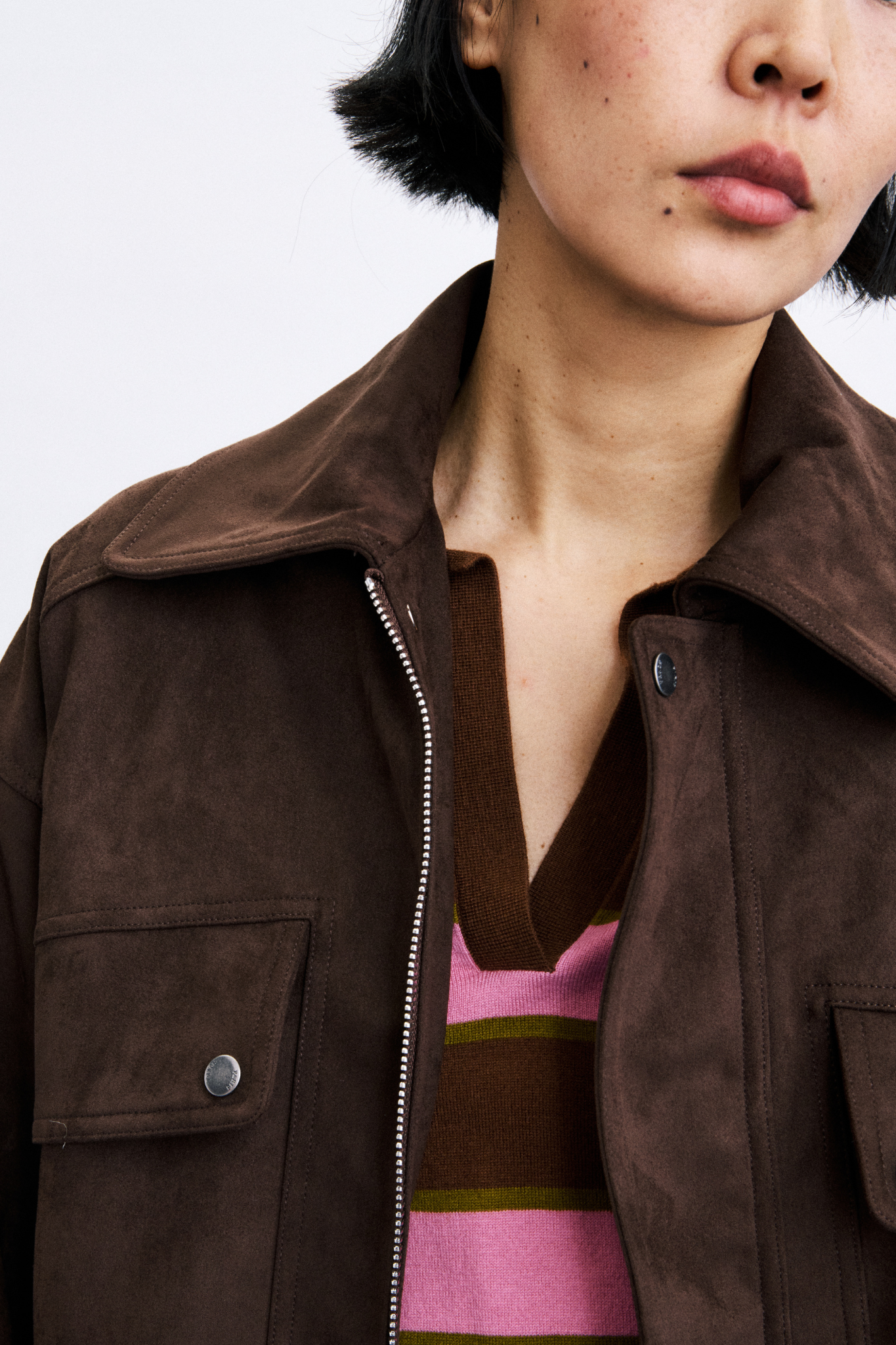 FOXTON VESTE - CHOCOLAT