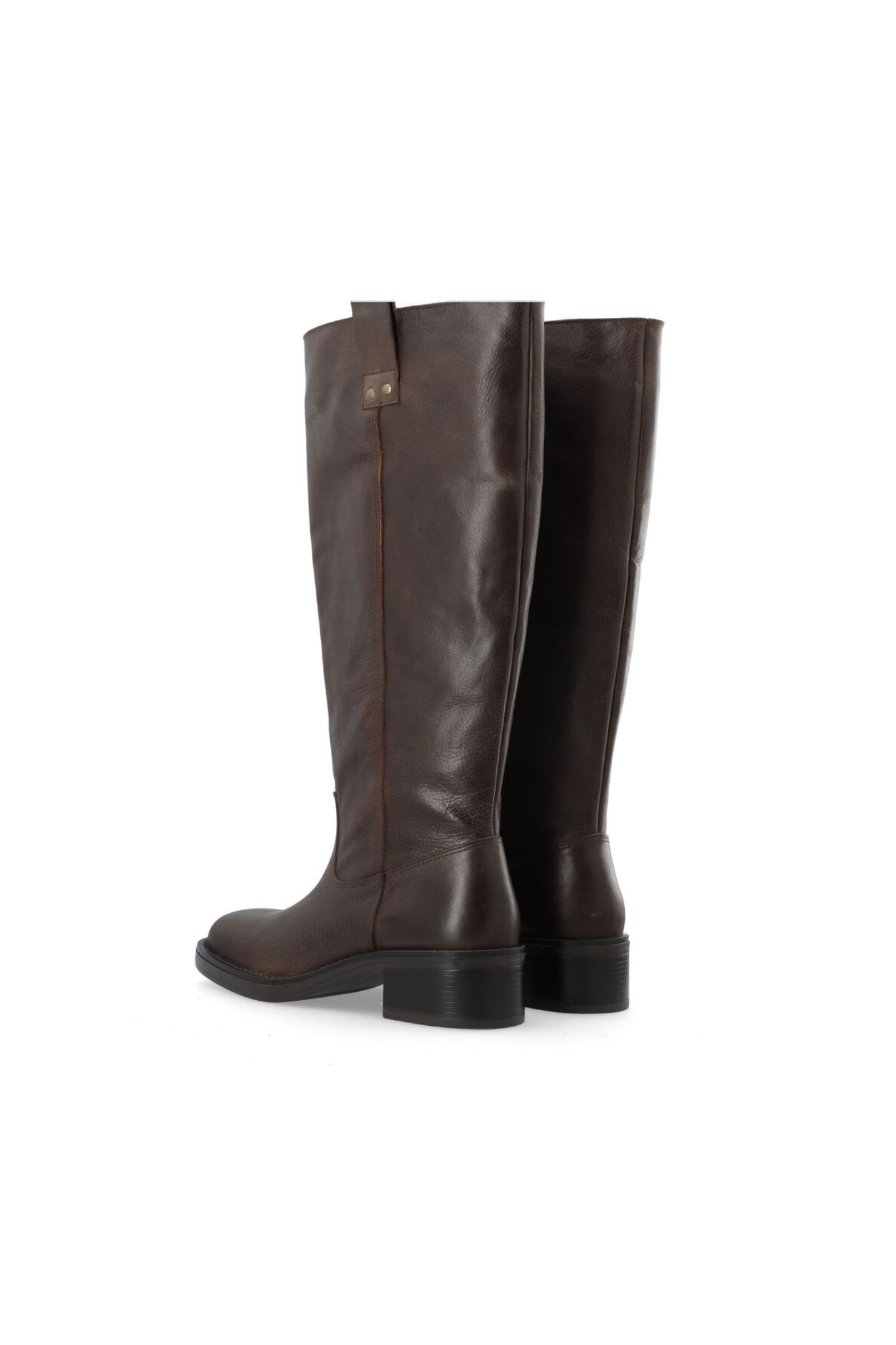 MARY KNEE HIGH PULL BOOT - BROWN