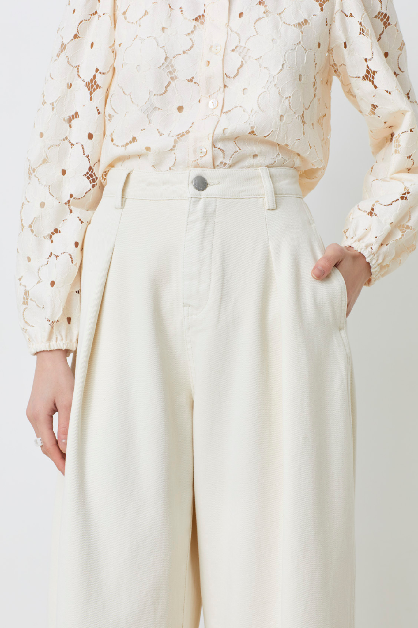 RIM JEANS - WHITE