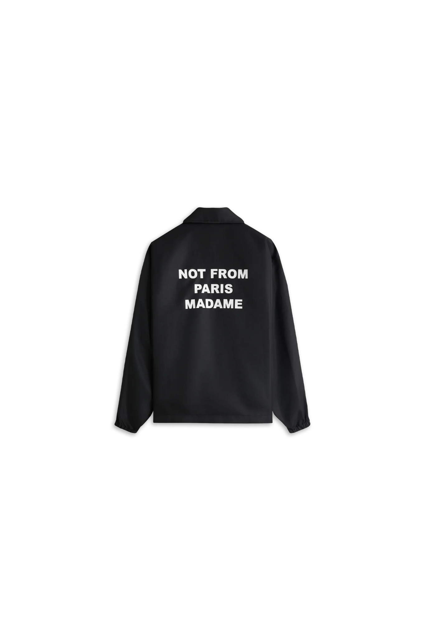 LA VESTE SLOGAN - BLACK