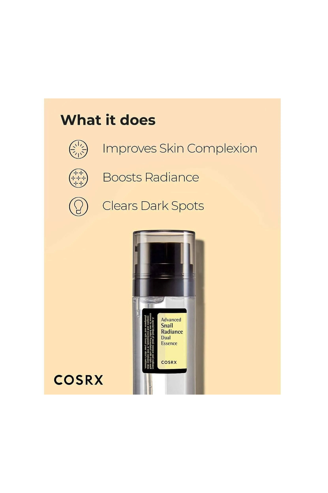ADVANCED SNAIL RADIANCE DUAL ESSENCE 80ML