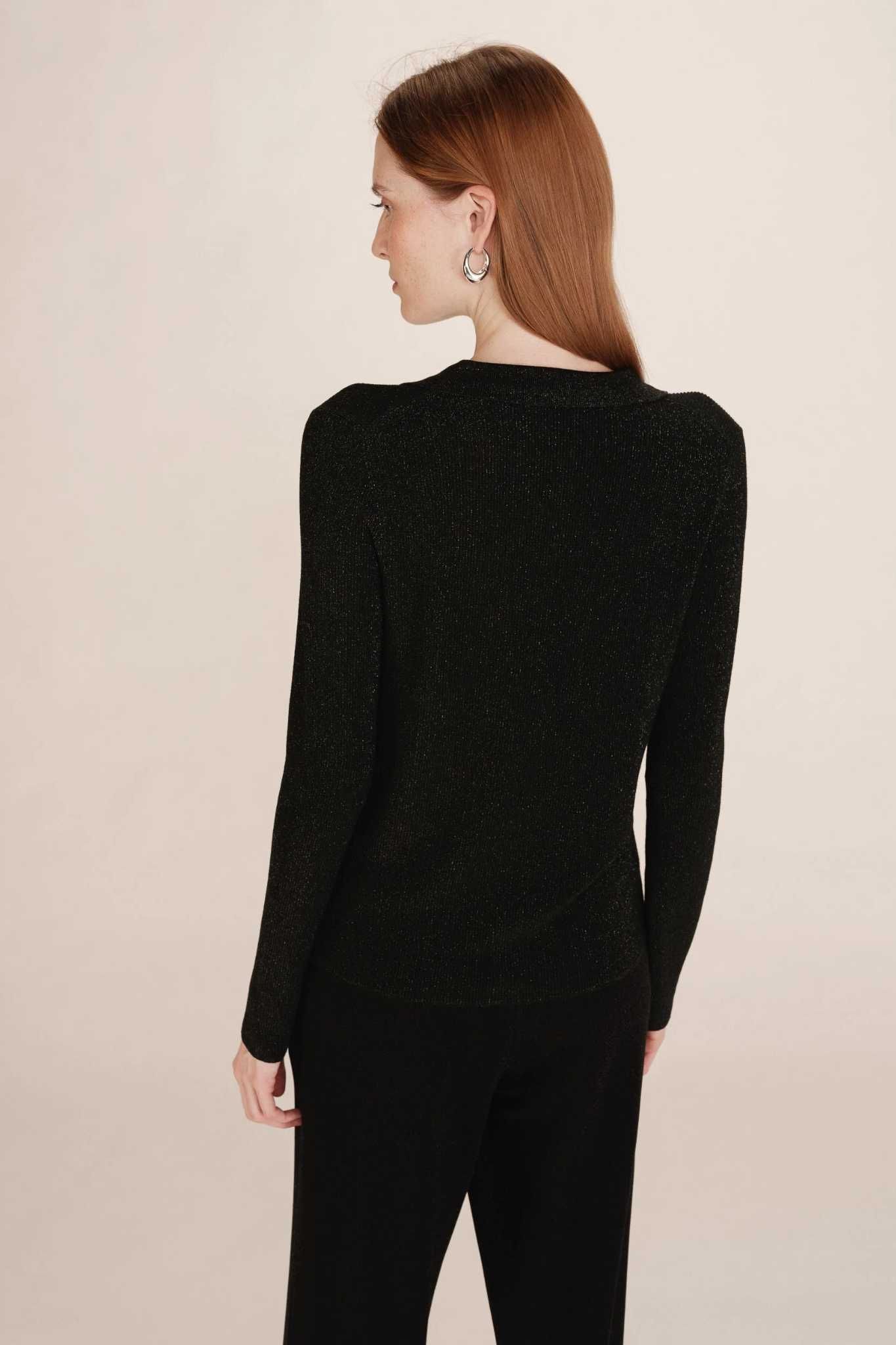 TELLER CARDIGAN - BLACK