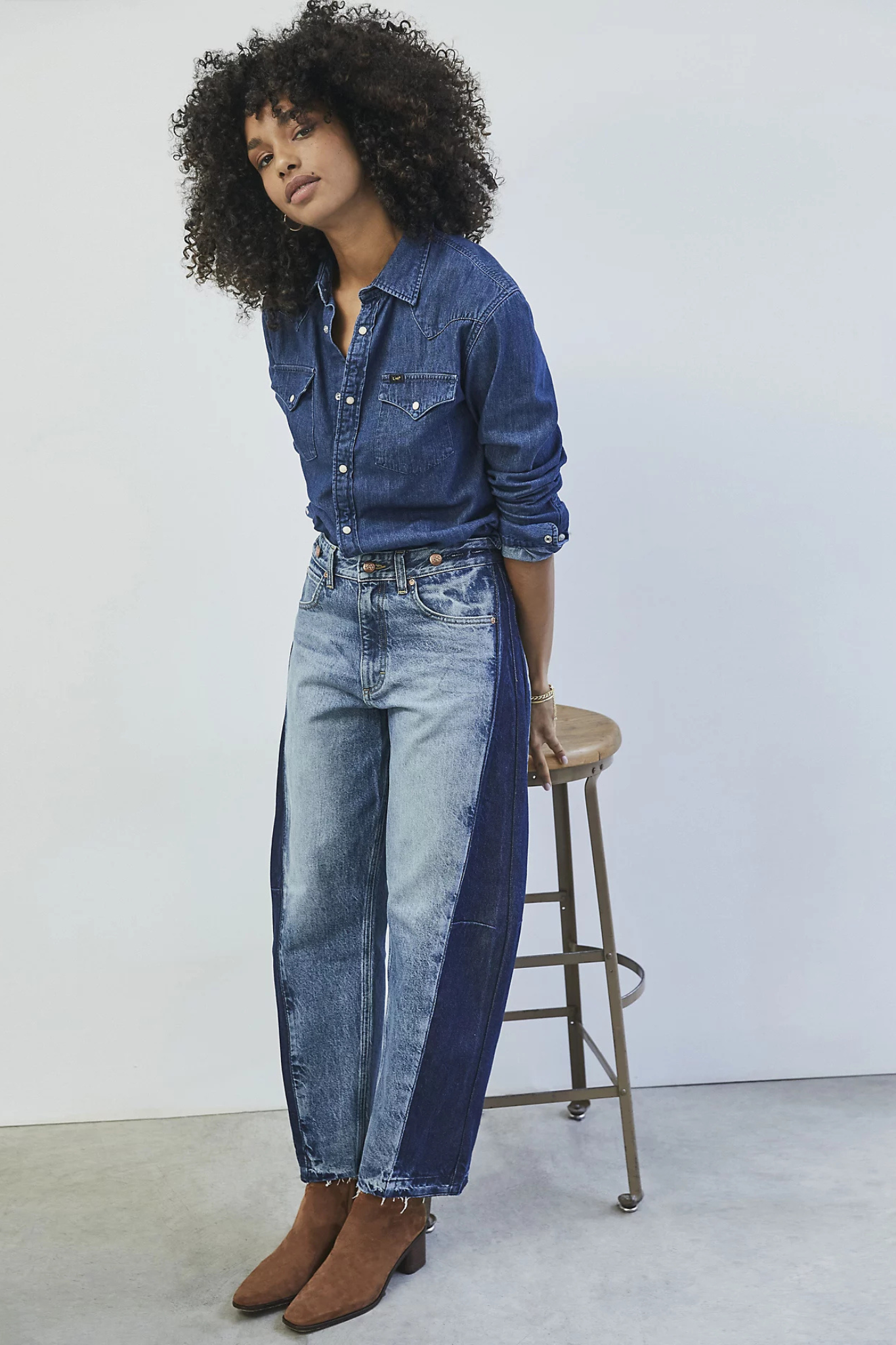 LOOSE RIDER JEANS - BLISSFUL BLUE