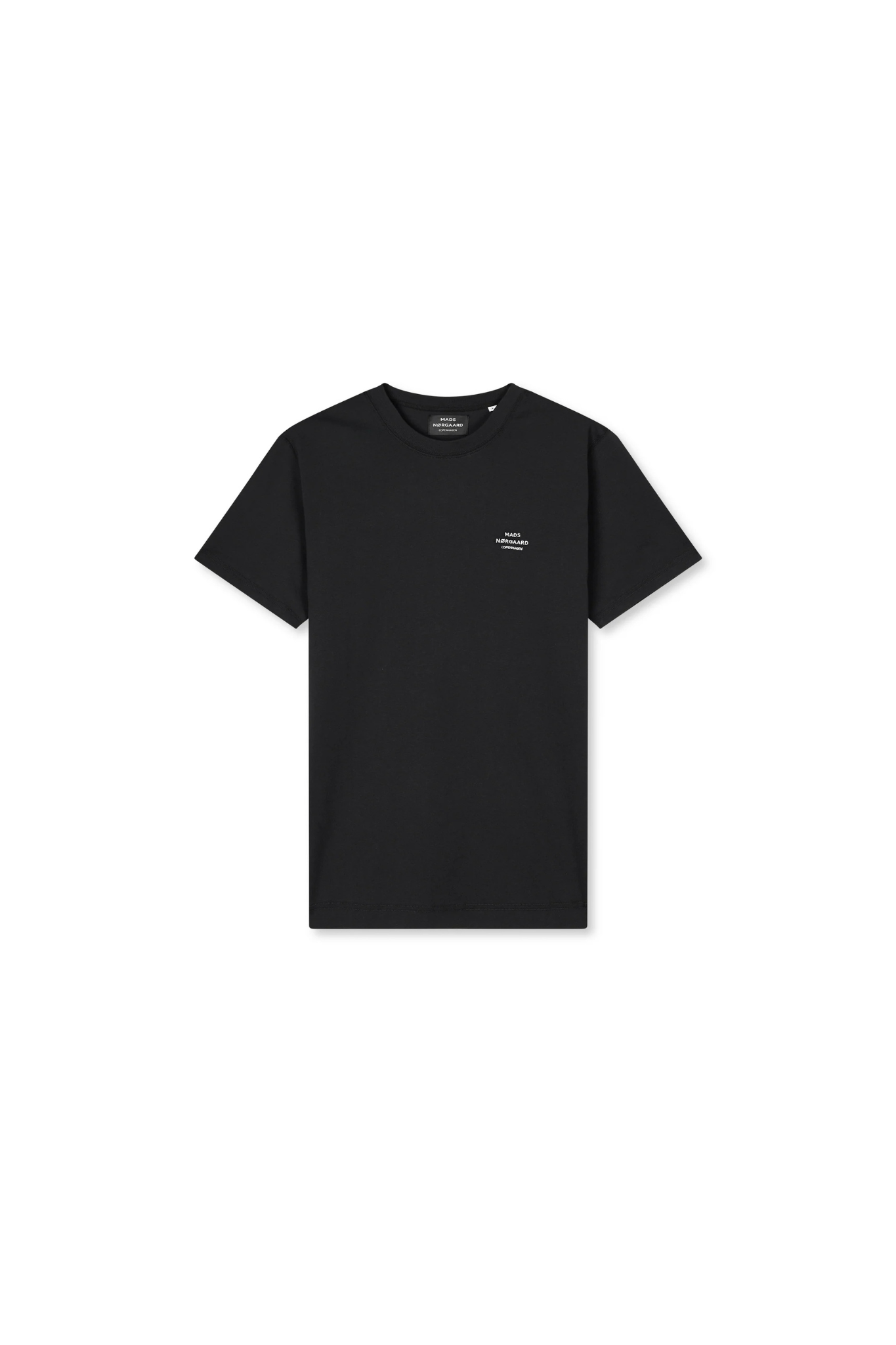 COTTON JERSEY FRODE LOGO TEE - BLACK
