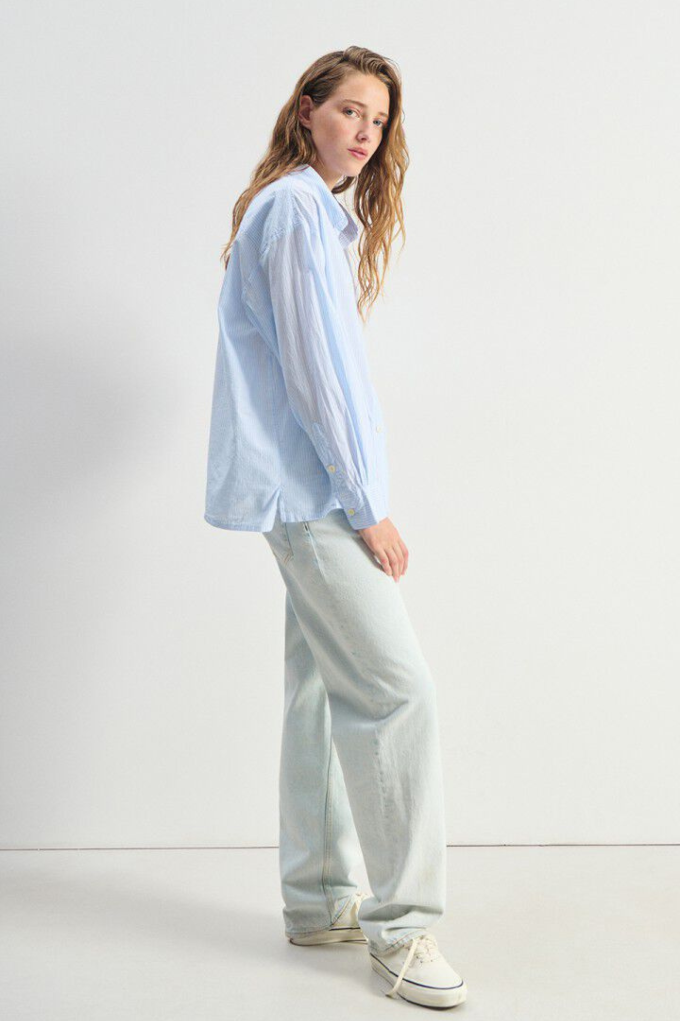 ELUABIRD T-SHIRT WOMEN - BLUE STRIPES