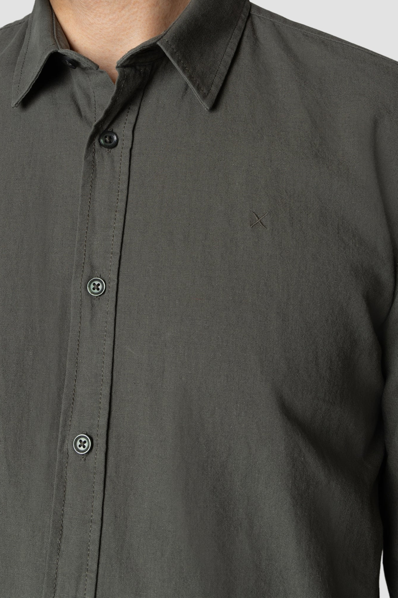 LUCA SHIRT L/S - ARMY