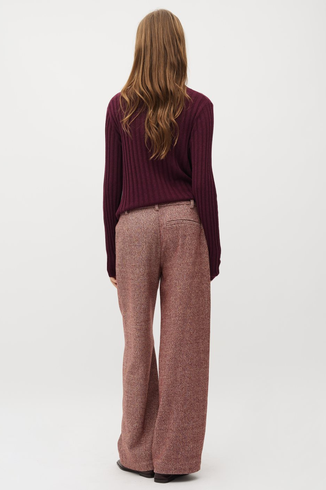 TARRINA HAROLINE PANTS - FIG MELANGE