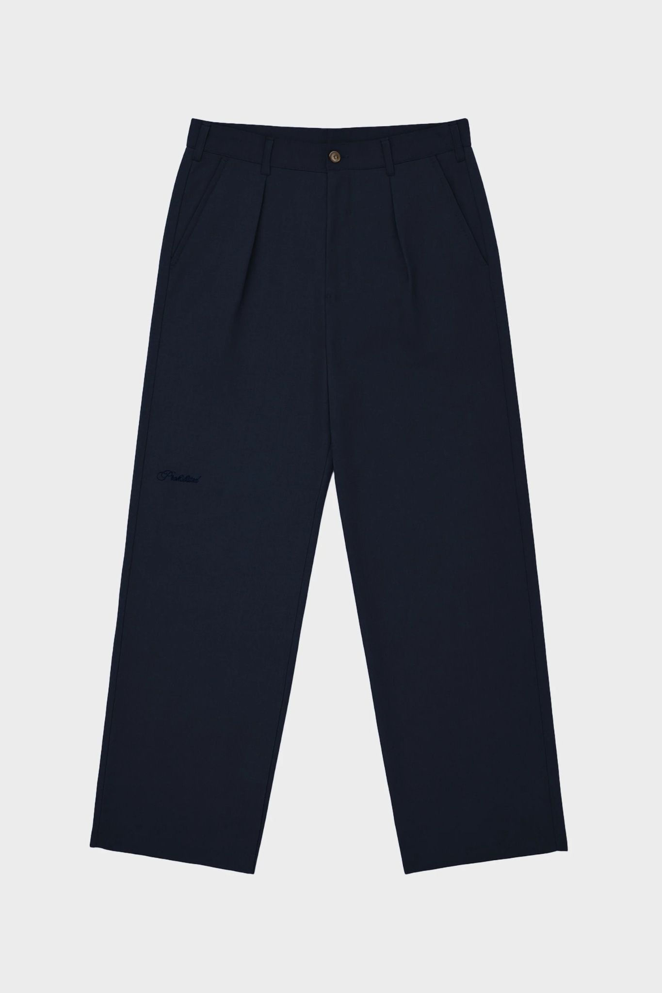 SOHO PLEATED PANTS - NAVY