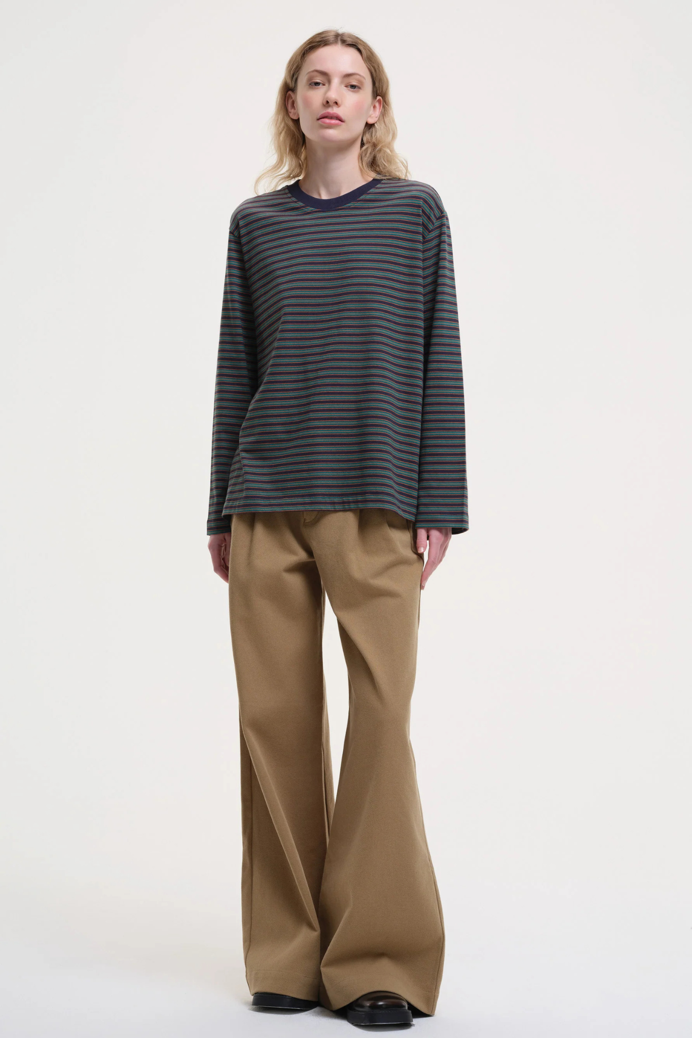 LEO STRIPE T-SHIRT - GREEN