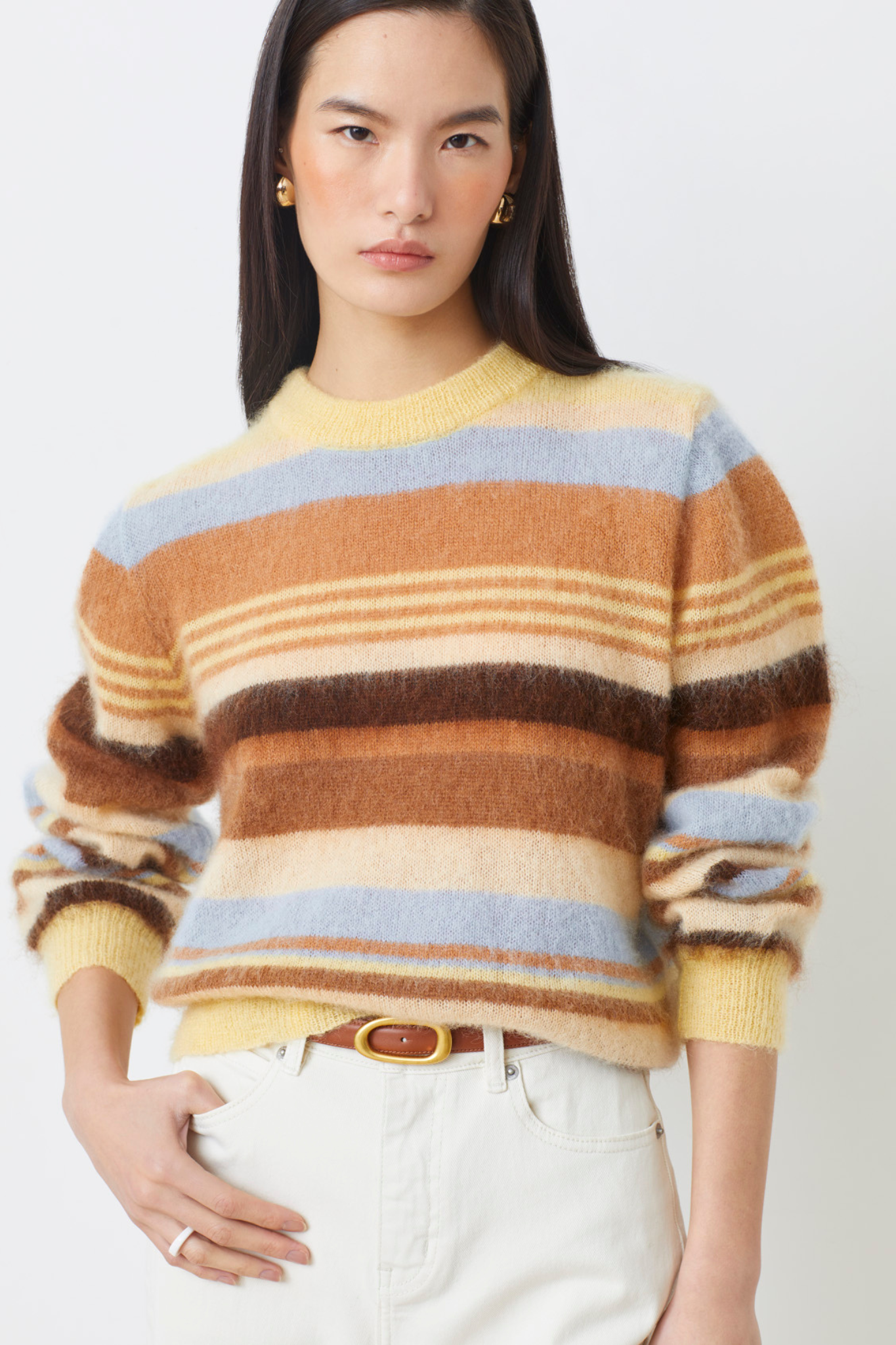 PRIORIS PULLOVER - CAMEL