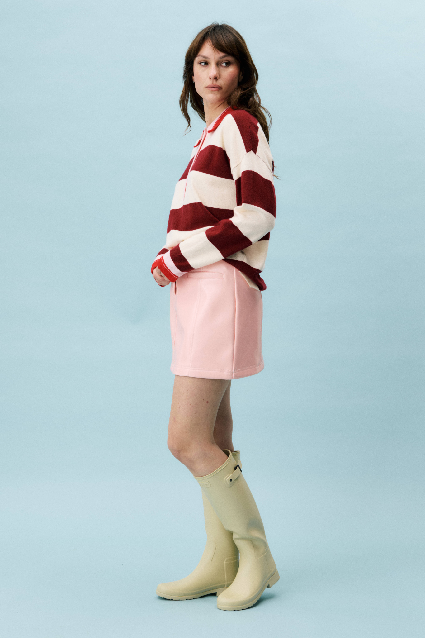 AMBROISIE PULLOVER - BORDEAUX