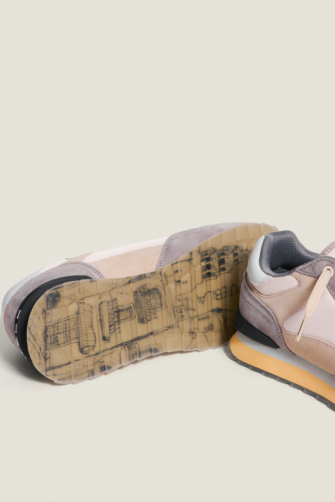 PUEBLA SNEAKERS - BEIGE/BROWN/GREY