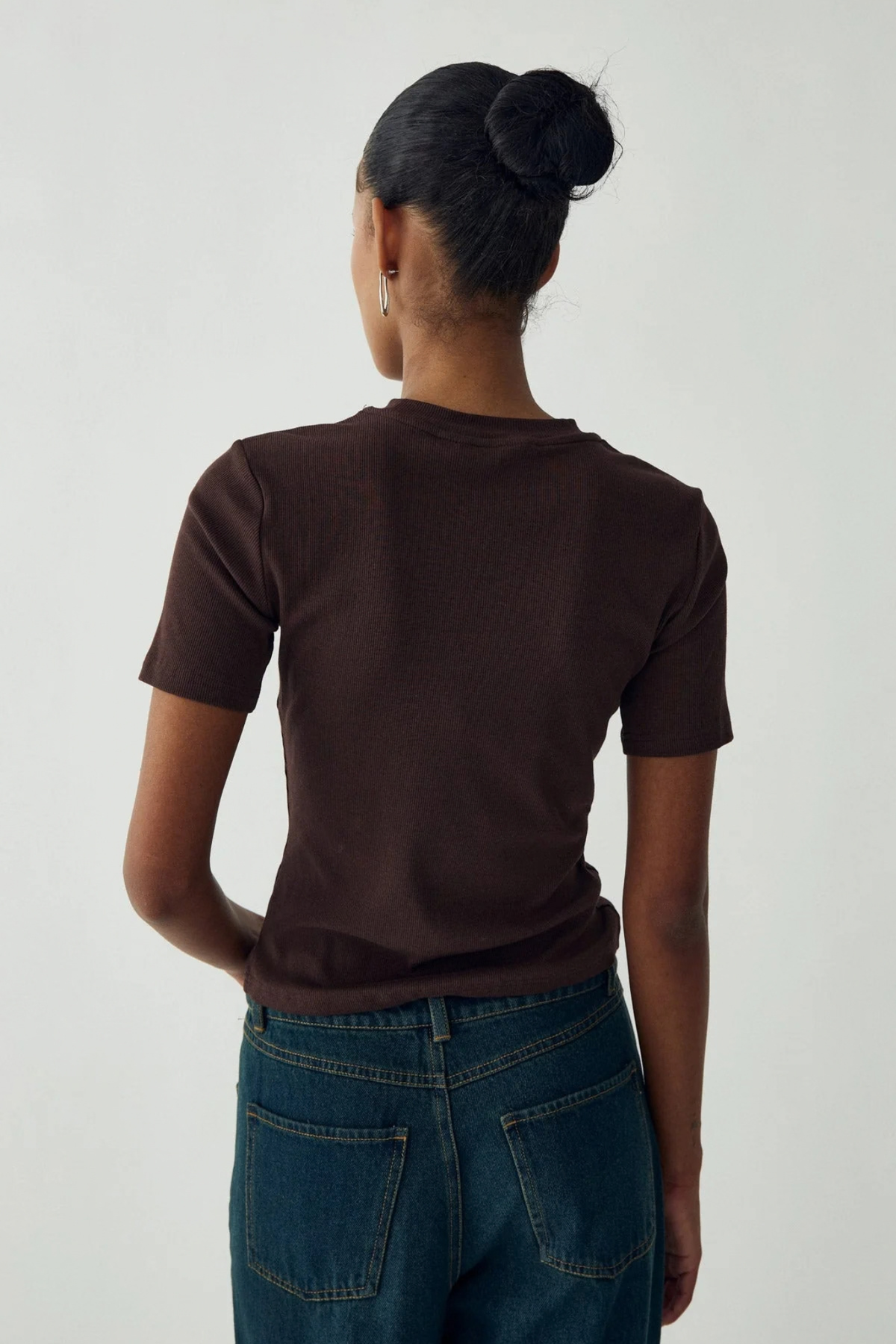 NEINA TOP - CHOCOLATE