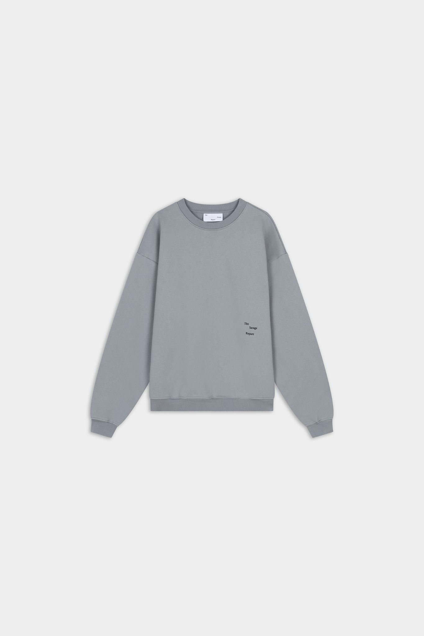 OPTIC CREWNECK SWEATER - PEBBLE